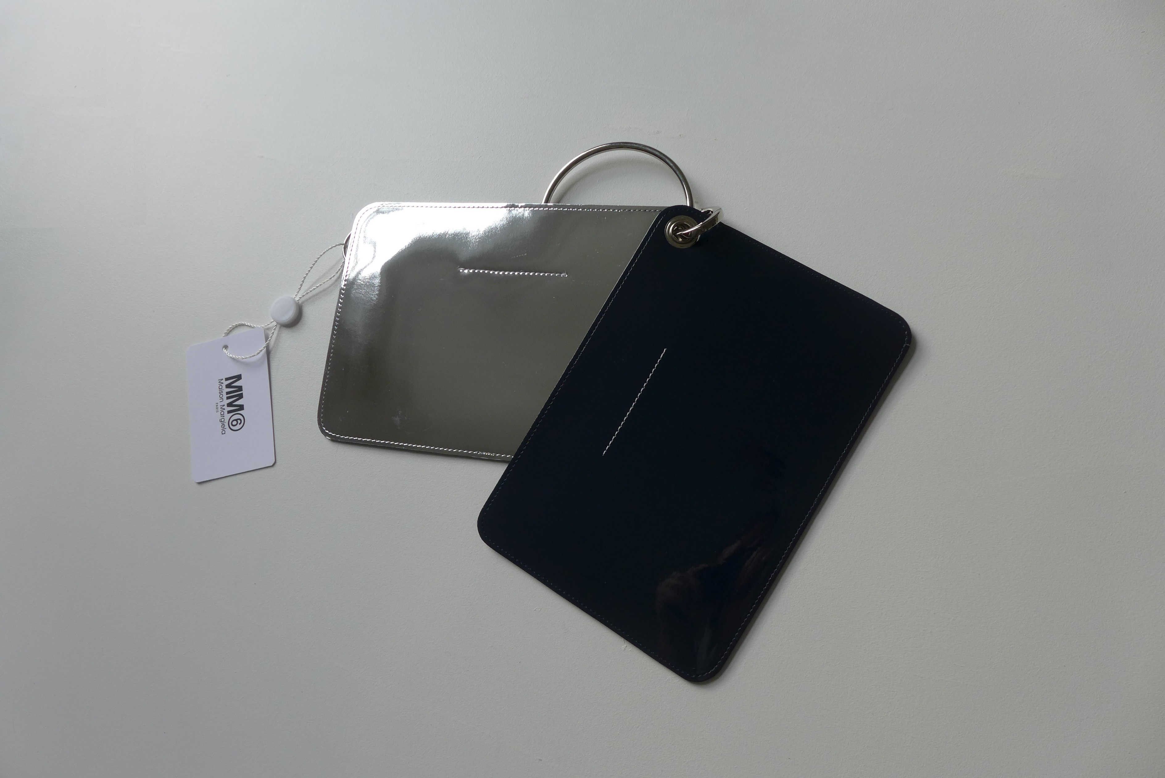Maison Margiela Margiela Envelope Hoop Clutch Bag - Navy Calf Leather Size ONE SIZE - 5 Thumbnail