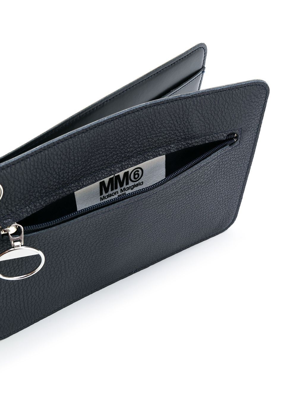 Maison Margiela Margiela Envelope Hoop Clutch Bag - Navy Calf Leather Size ONE SIZE - 2 Thumbnail