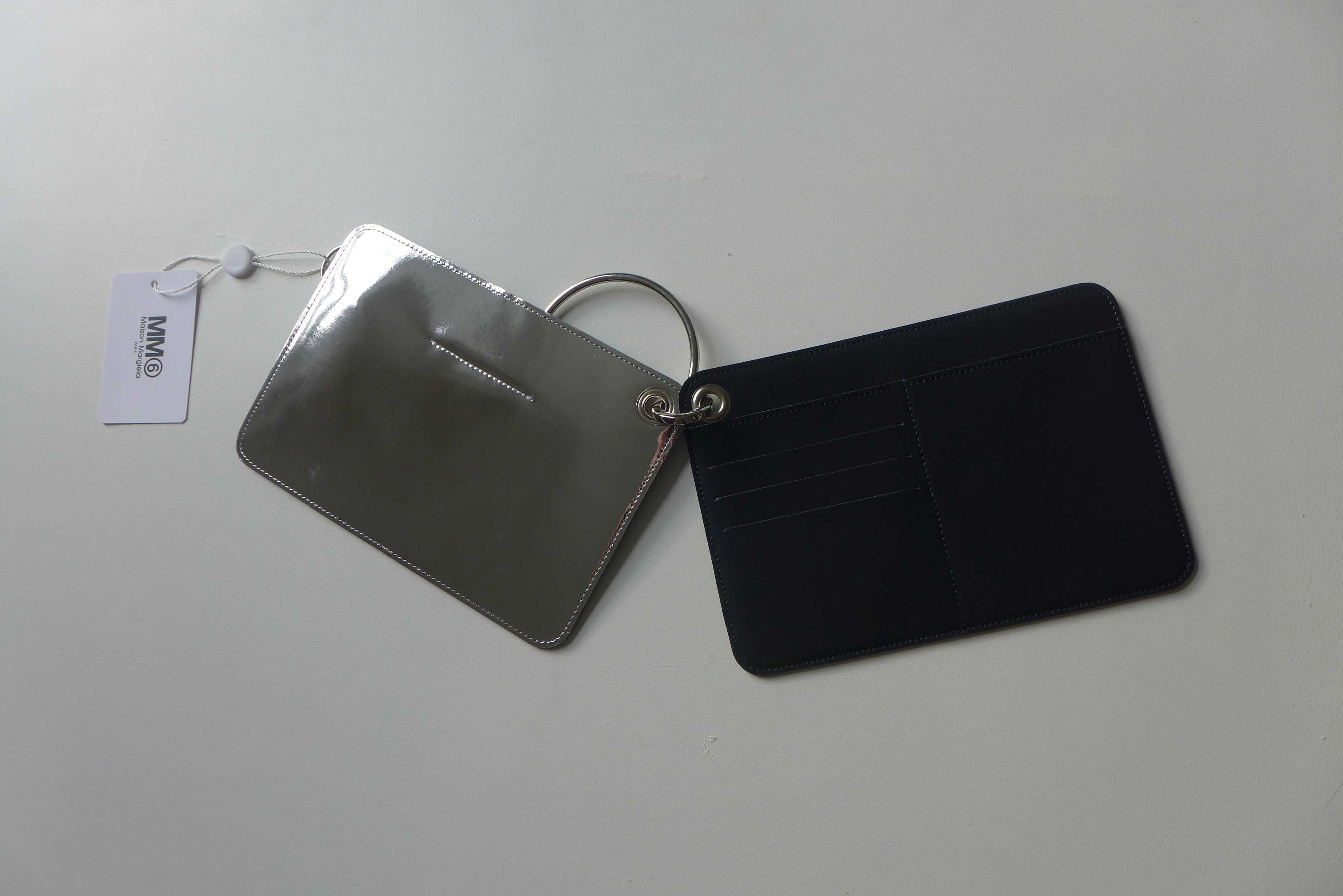 Maison Margiela Margiela Envelope Hoop Clutch Bag - Navy Calf Leather Size ONE SIZE - 6 Thumbnail