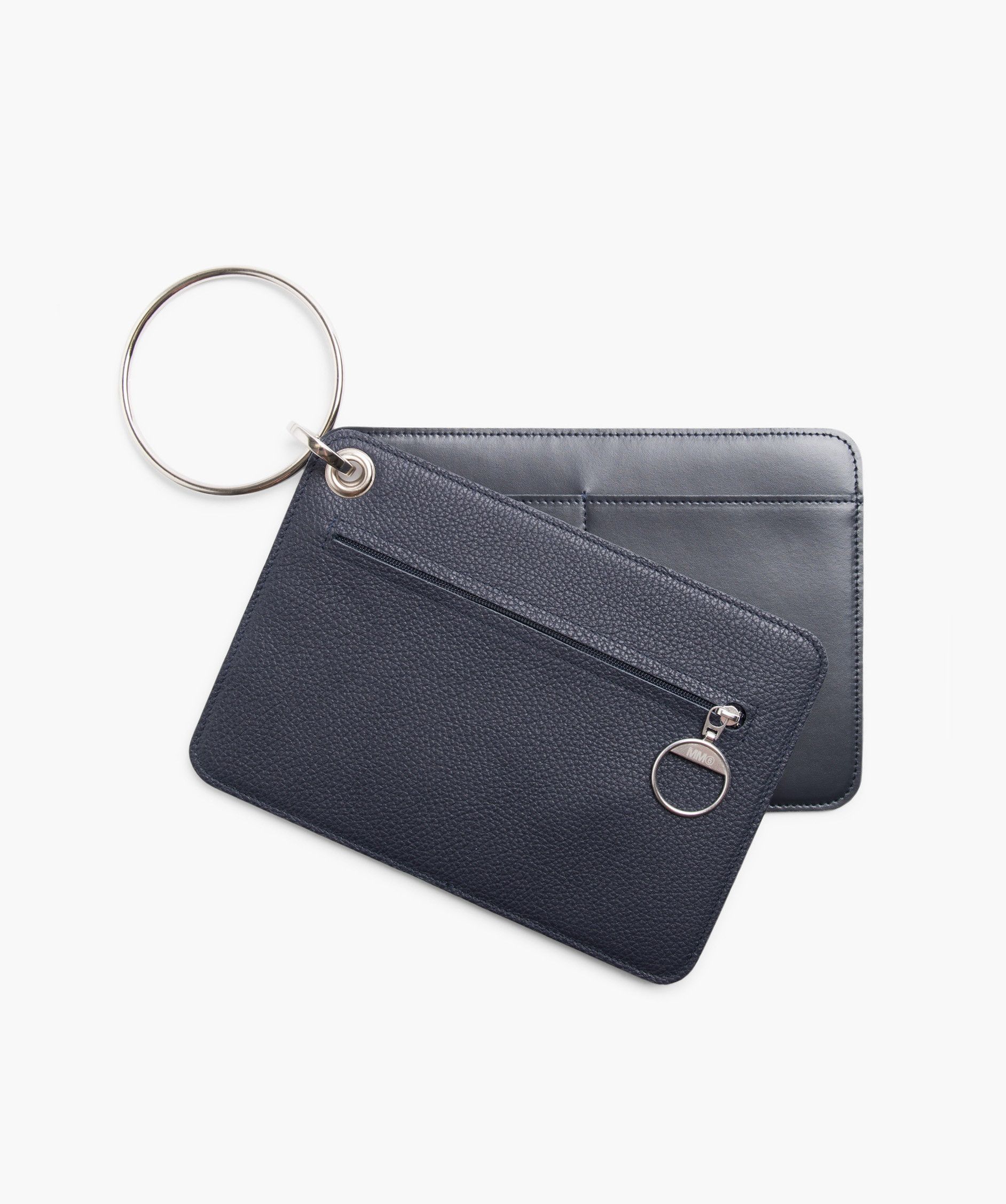 Maison Margiela Margiela Envelope Hoop Clutch Bag - Navy Calf Leather Size ONE SIZE - 1 Thumbnail