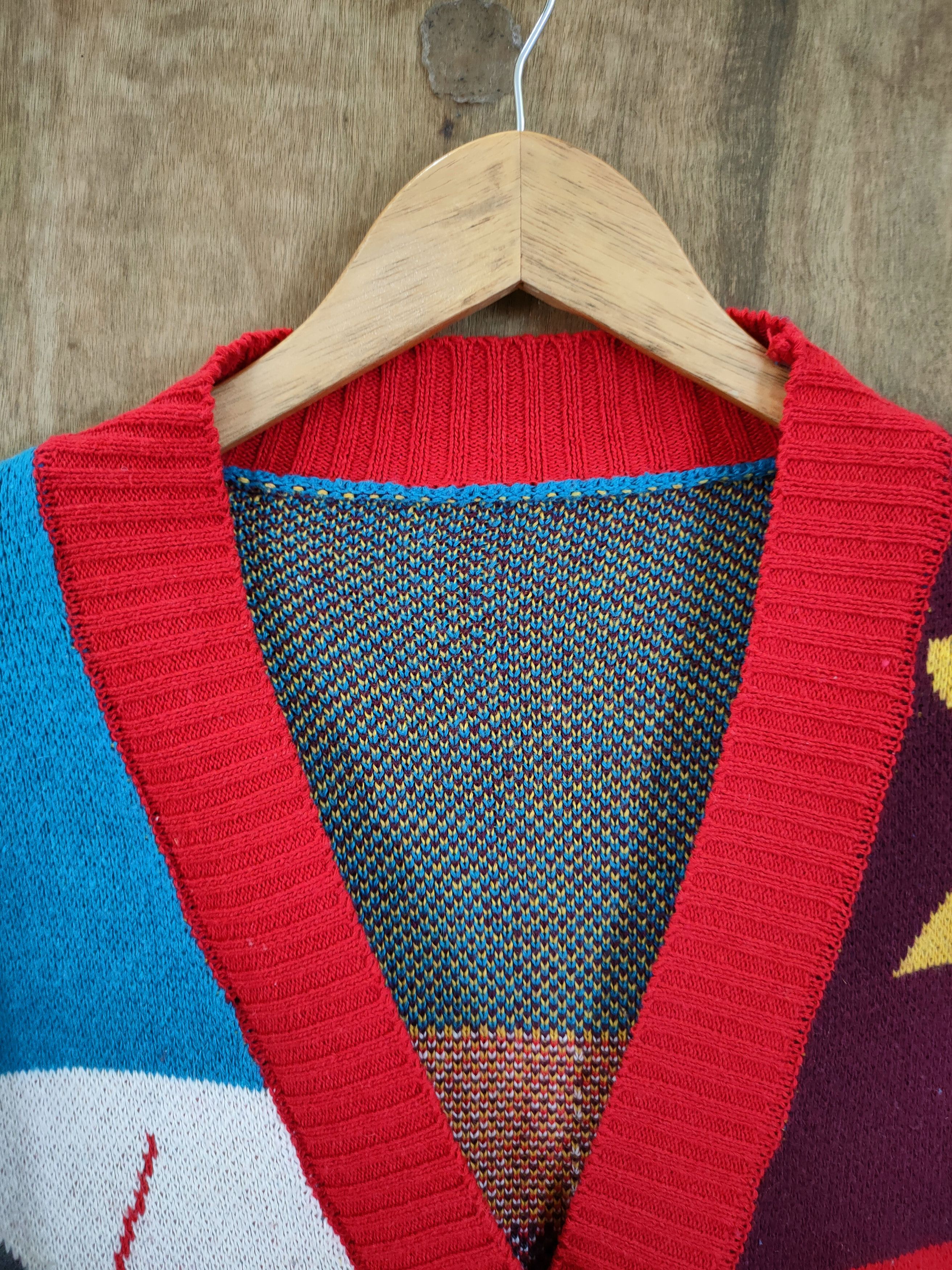 Hypebeast DL Art Colorful japan homespun knitwear sweatshirt #46-814 Size US L / EU 52-54 / 3 - 6 Thumbnail