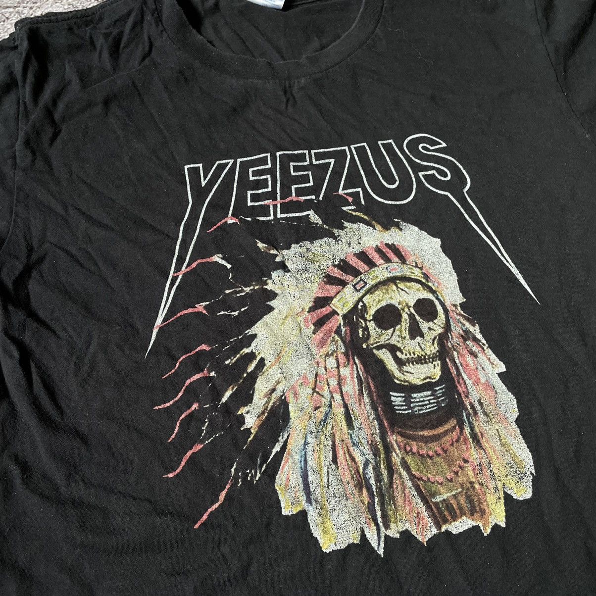 Vintage Vintage Y2K Metallica Skull Graphic Tee Faded Black Grunge S Size US S / EU 44-46 / 1 - 6 Thumbnail
