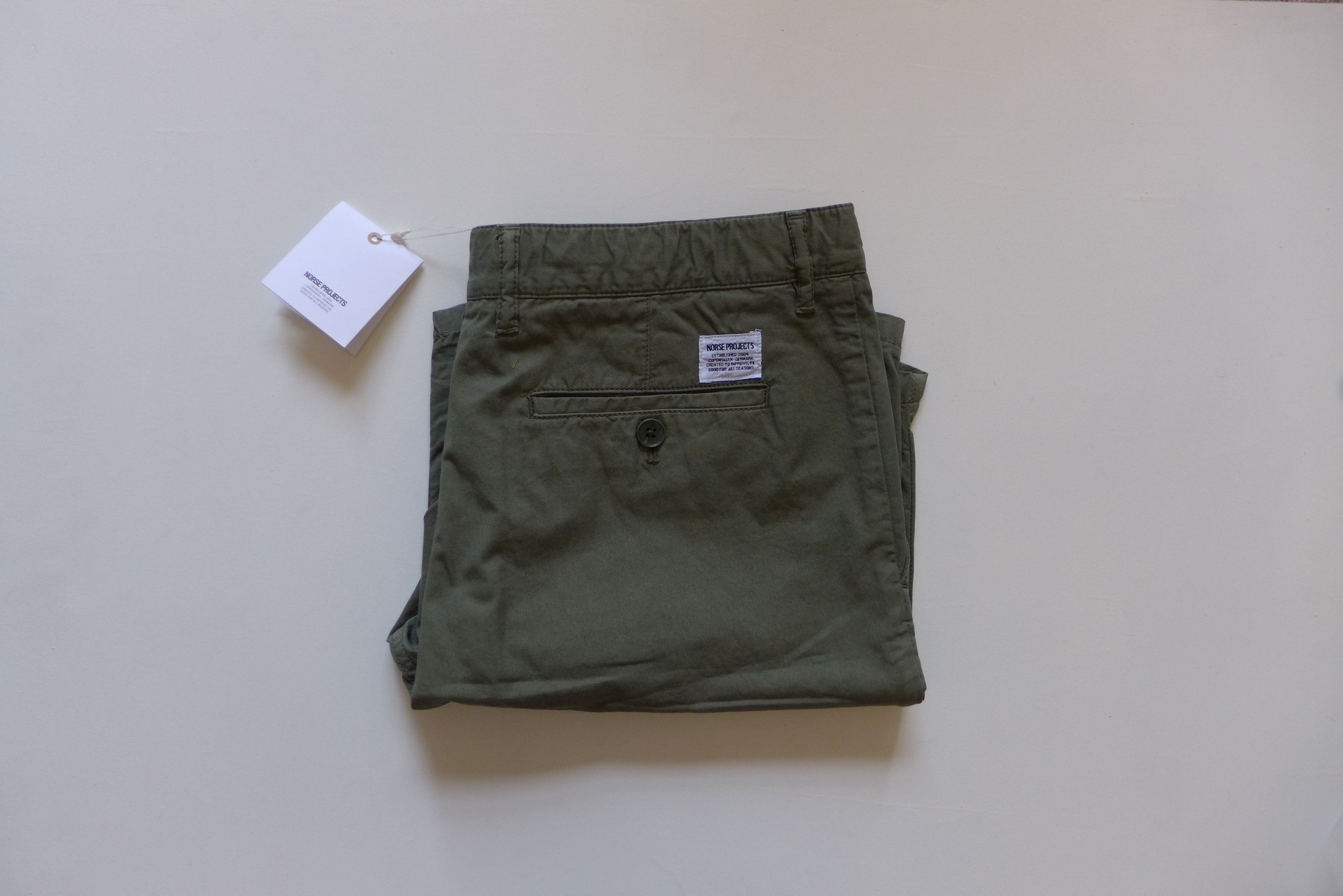 Norse Projects Norse Projects Aros Light Twill Shorts - Dried Olive Size US 31 - 7 Thumbnail