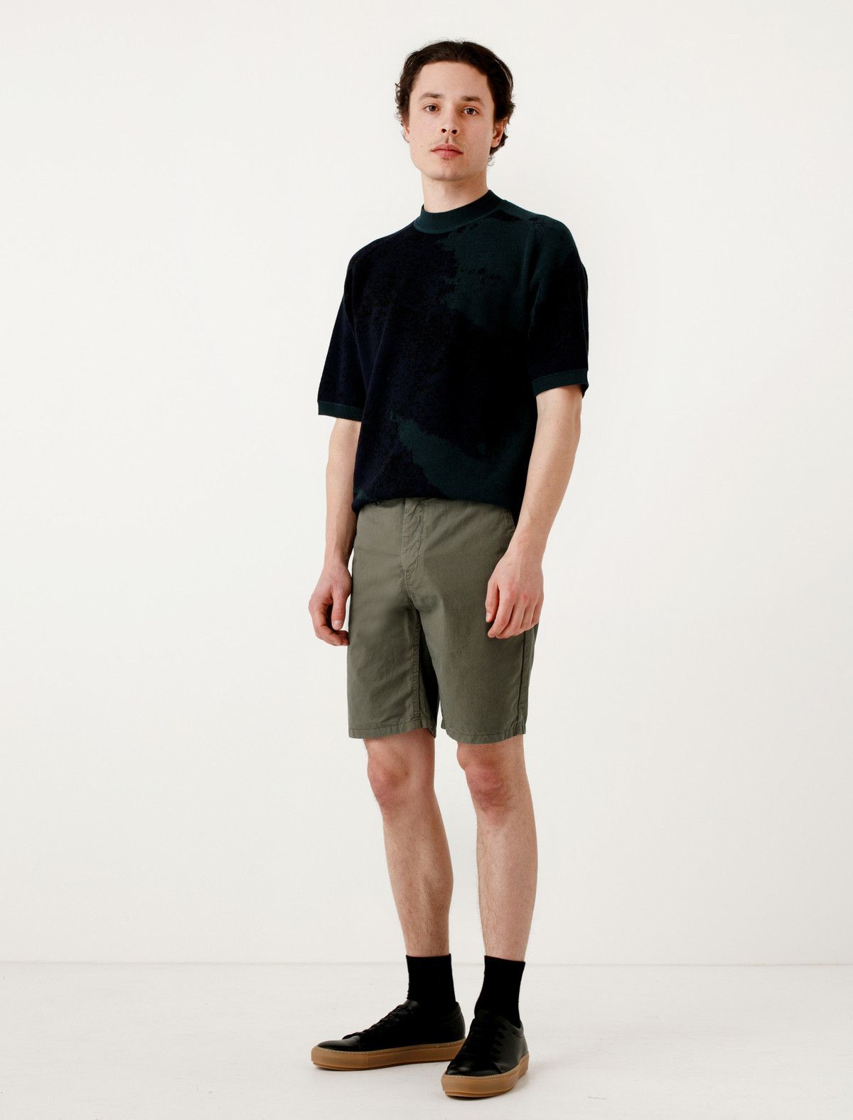 Norse Projects Norse Projects Aros Light Twill Shorts - Dried Olive Size US 31 - 2 Thumbnail