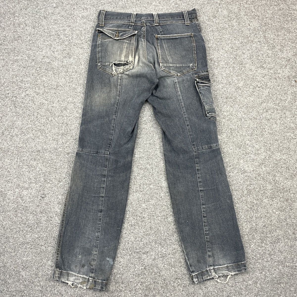 Japanese Brand × Vintage Vintage Japanese Brand Distressed Cargo Pants Size US 31 - 2 Thumbnail
