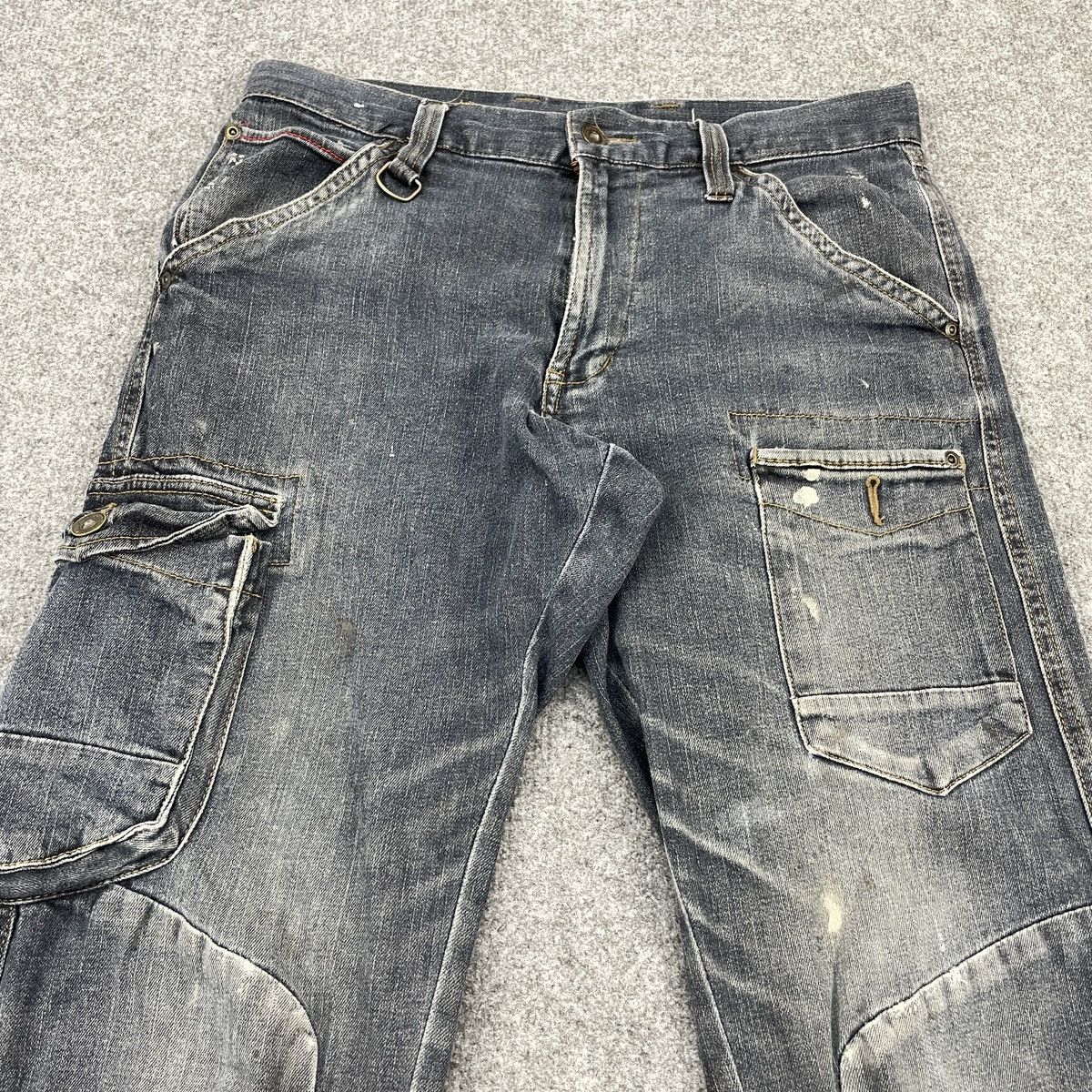 Japanese Brand × Vintage Vintage Japanese Brand Distressed Cargo Pants Size US 31 - 4 Thumbnail