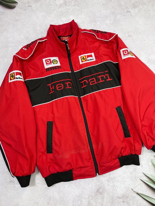 Vintage Vintage Ferrari Racing Jacket Marlboro Vodafone | Grailed