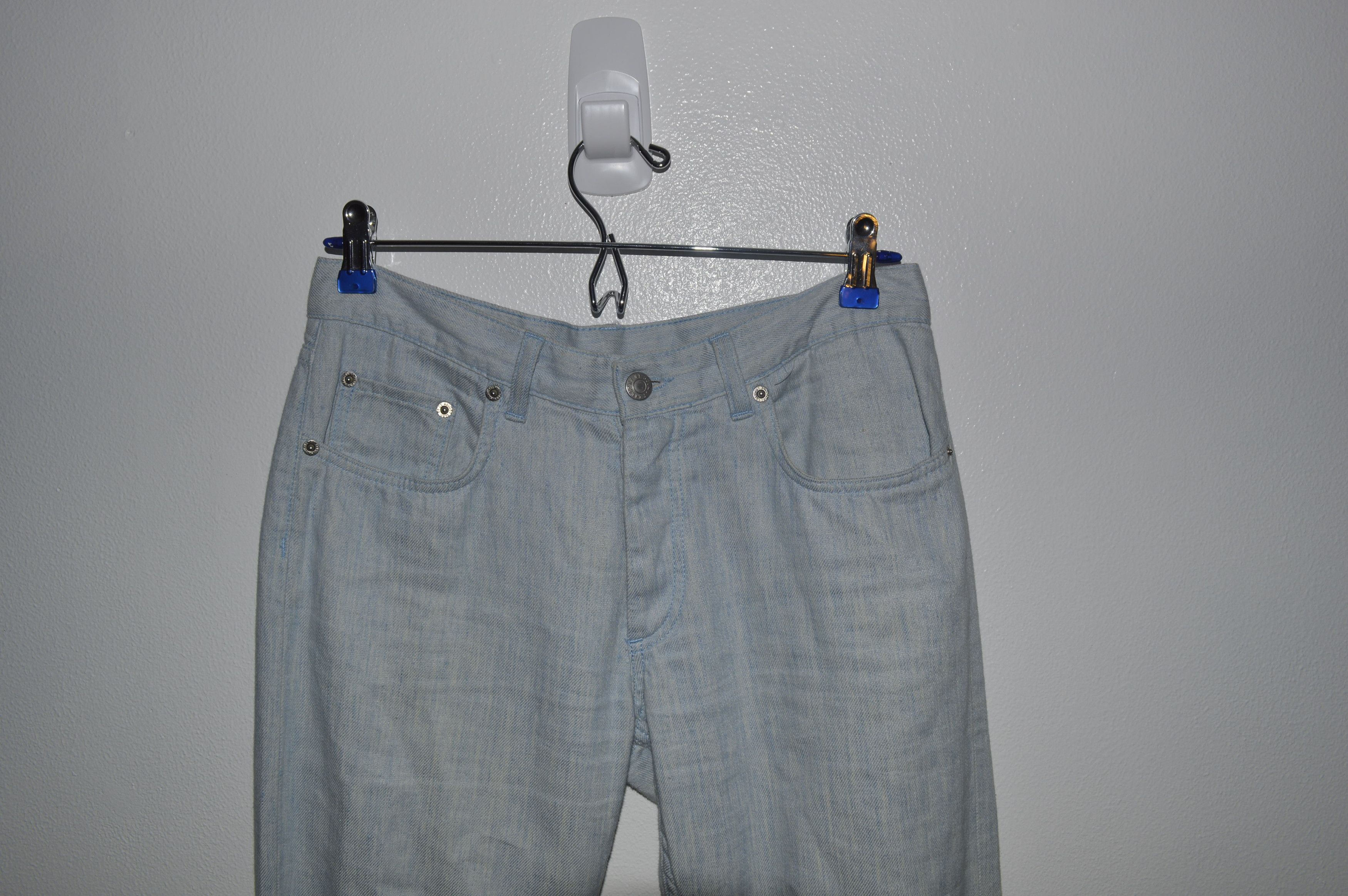 Helmut Lang SS/98 OG Lang Linen/Cotton Light Slim Jeans Mainline Size US 29 - 7 Thumbnail