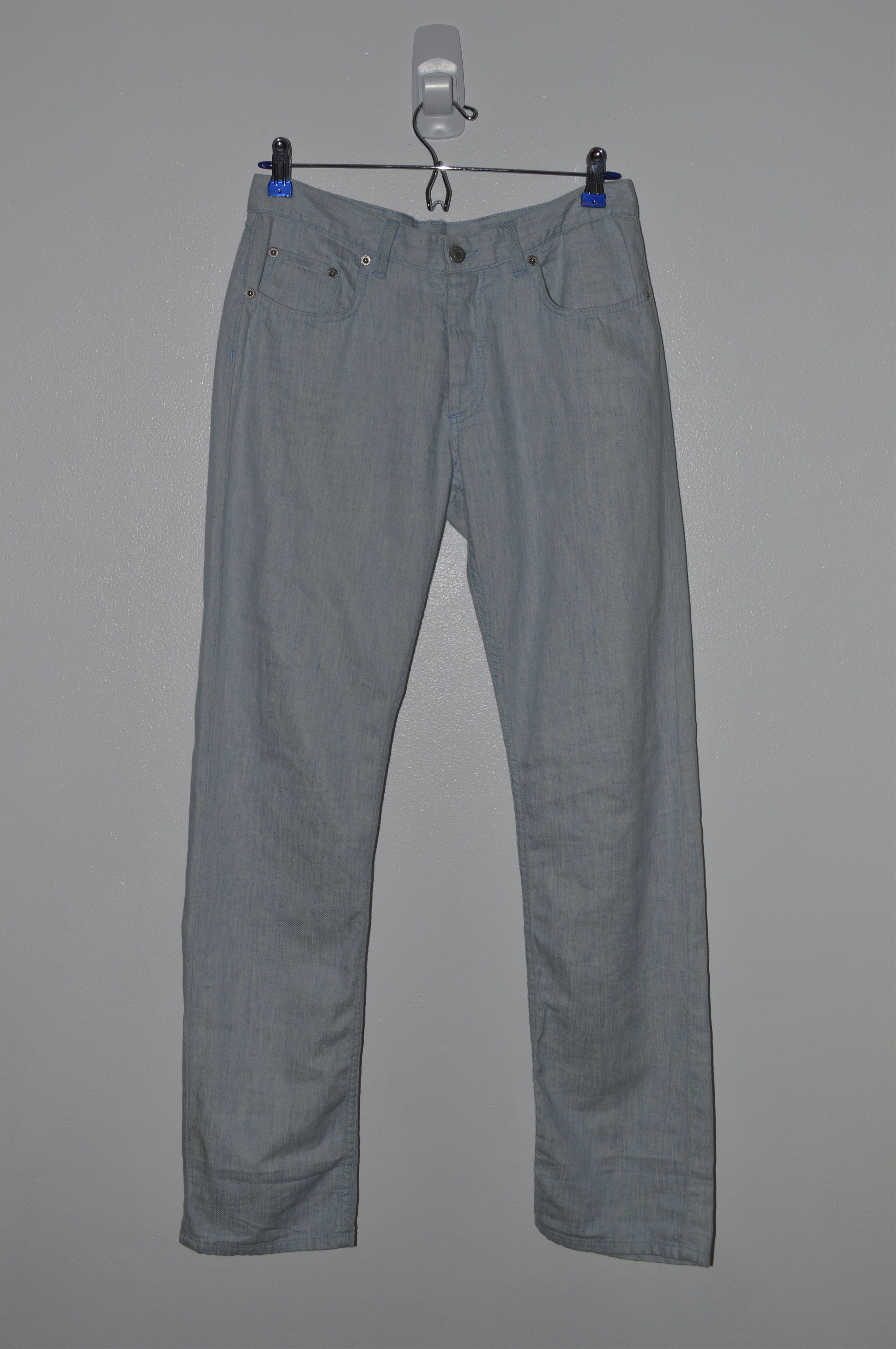 Helmut Lang SS/98 OG Lang Linen/Cotton Light Slim Jeans Mainline Size US 29 - 1 Preview