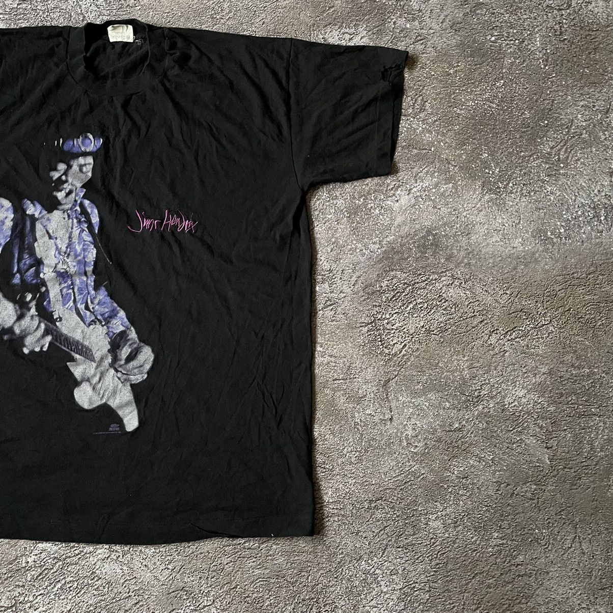 Vintage Vintage 90s Jimi Hendrix Graphic Tee Grunge Band Relaxed XL Size US XL / EU 56 / 4 - 2 Thumbnail