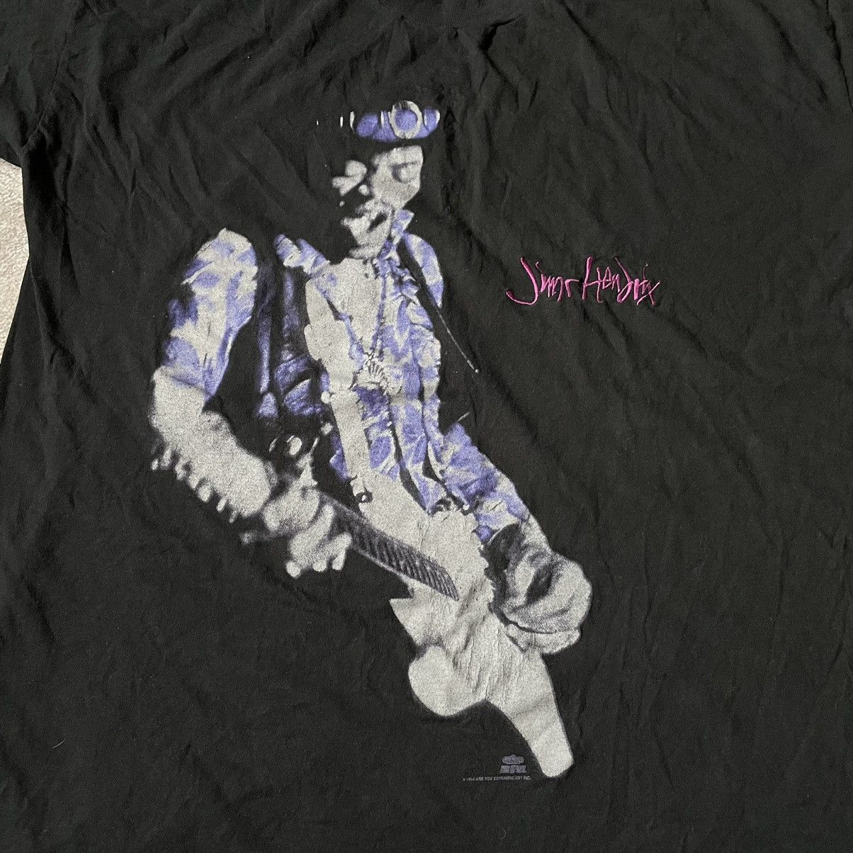 Vintage Vintage 90s Jimi Hendrix Graphic Tee Grunge Band Relaxed XL Size US XL / EU 56 / 4 - 5 Thumbnail