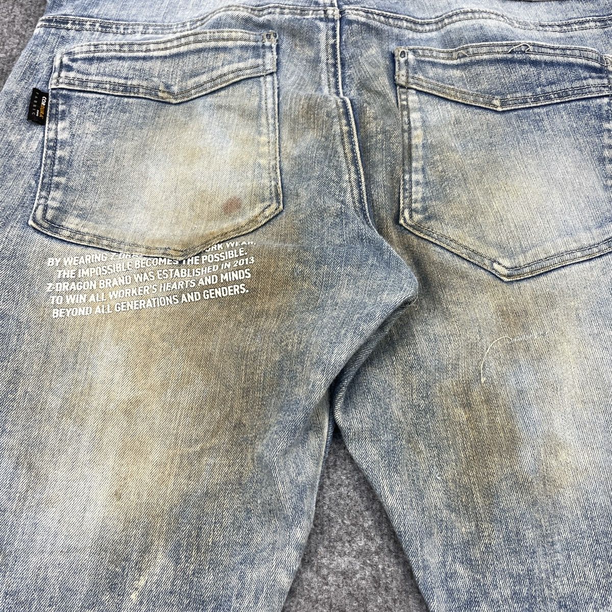 Japanese Brand × Vintage Vintage Japanese Brand Z-Dragon Faded Distressed Cargo Pants Size US 33 - 5 Thumbnail