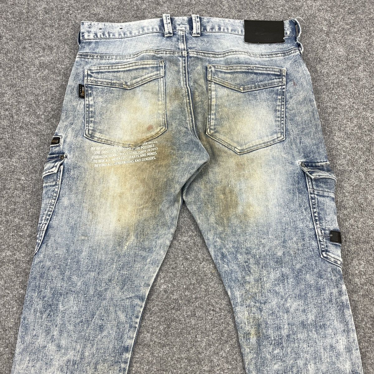 Japanese Brand × Vintage Vintage Japanese Brand Z-Dragon Faded Distressed Cargo Pants Size US 33 - 4 Thumbnail