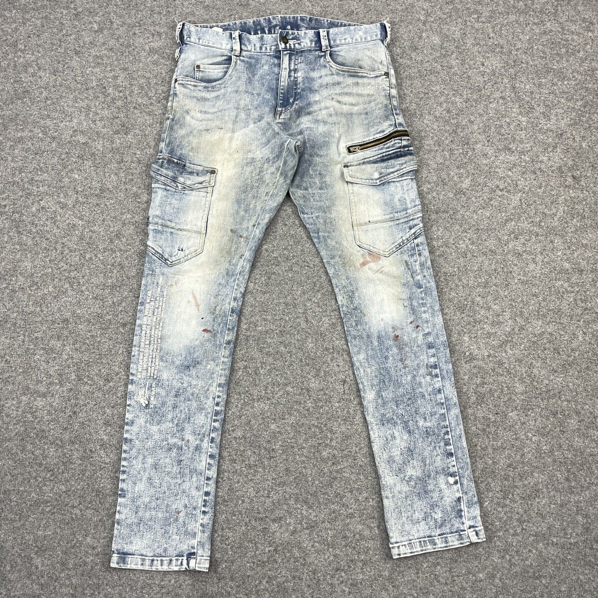 Japanese Brand × Vintage Vintage Japanese Brand Z-Dragon Faded Distressed Cargo Pants Size US 33 - 1 Thumbnail