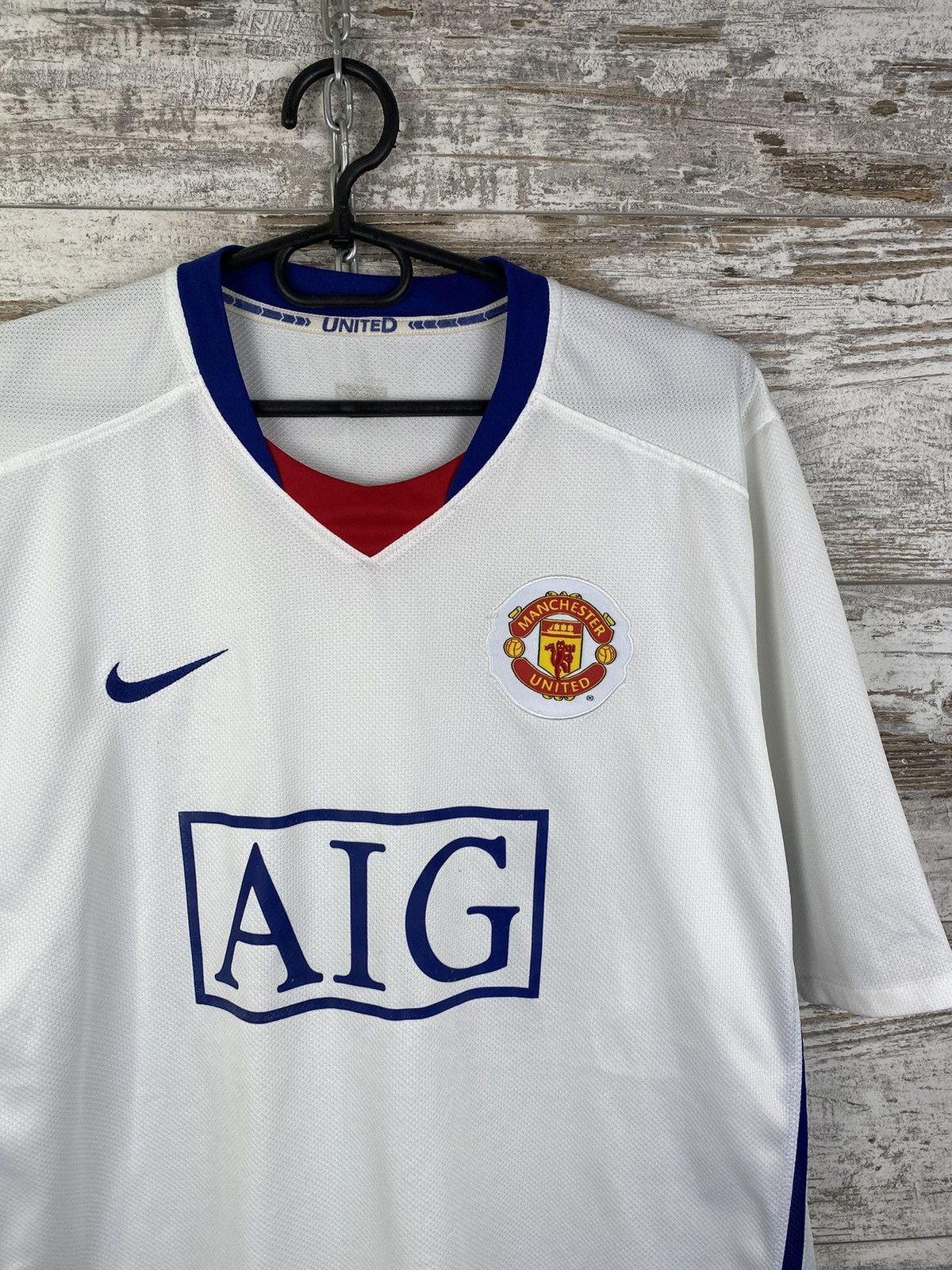 Adidas Mens Vintage Adidas FC Manchester United T Shirt jersey tee Size US XL / EU 56 / 4 - 2 Thumbnail
