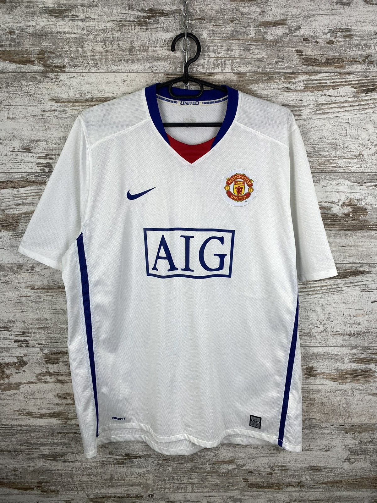 Adidas Mens Vintage Adidas FC Manchester United T Shirt jersey tee Size US XL / EU 56 / 4 - 1 Thumbnail