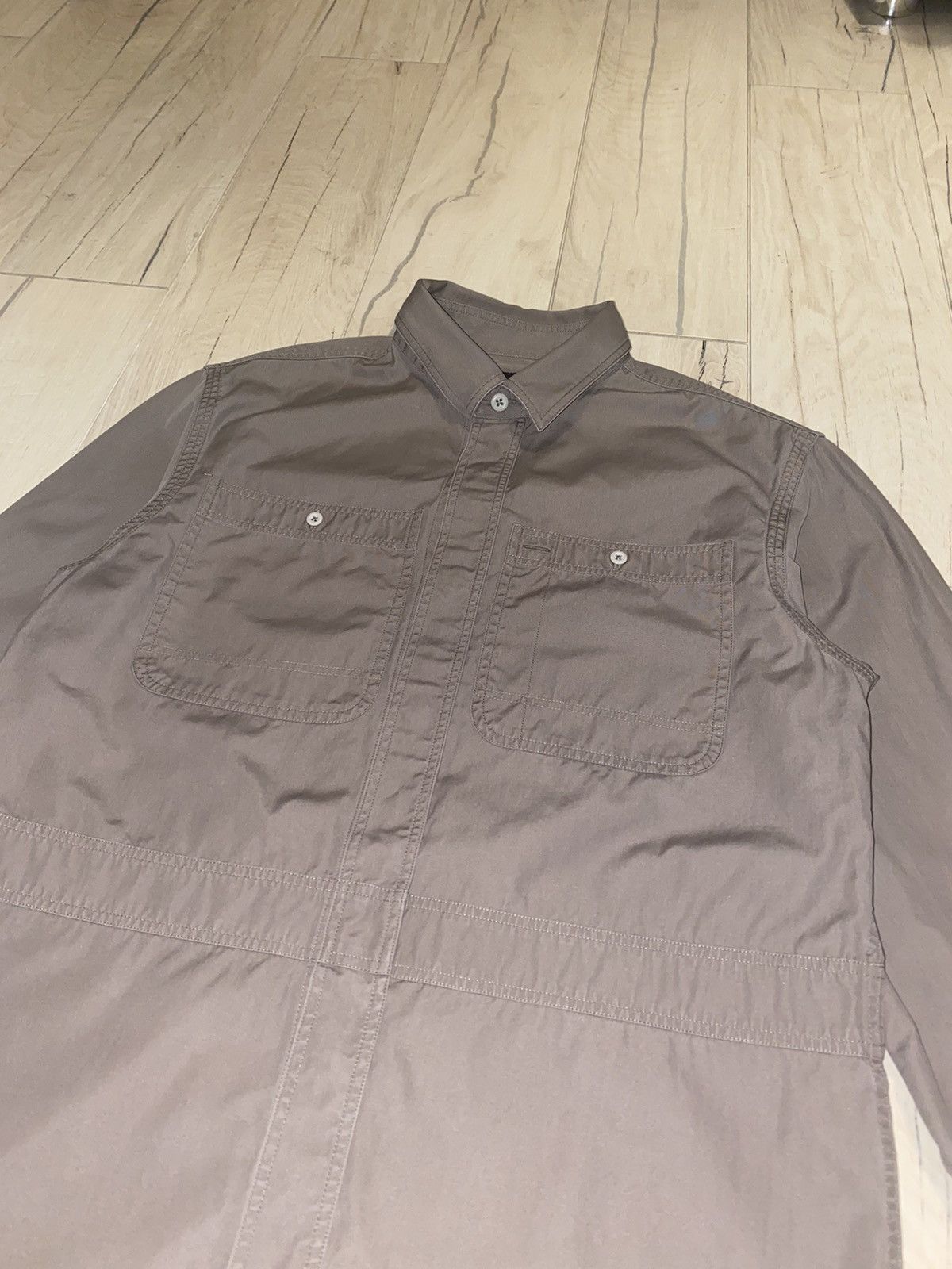 Burberry Prorsum Burberry Prorsum Brown Technical Button Up Shirt Size US M / EU 48-50 / 2 - 5 Thumbnail