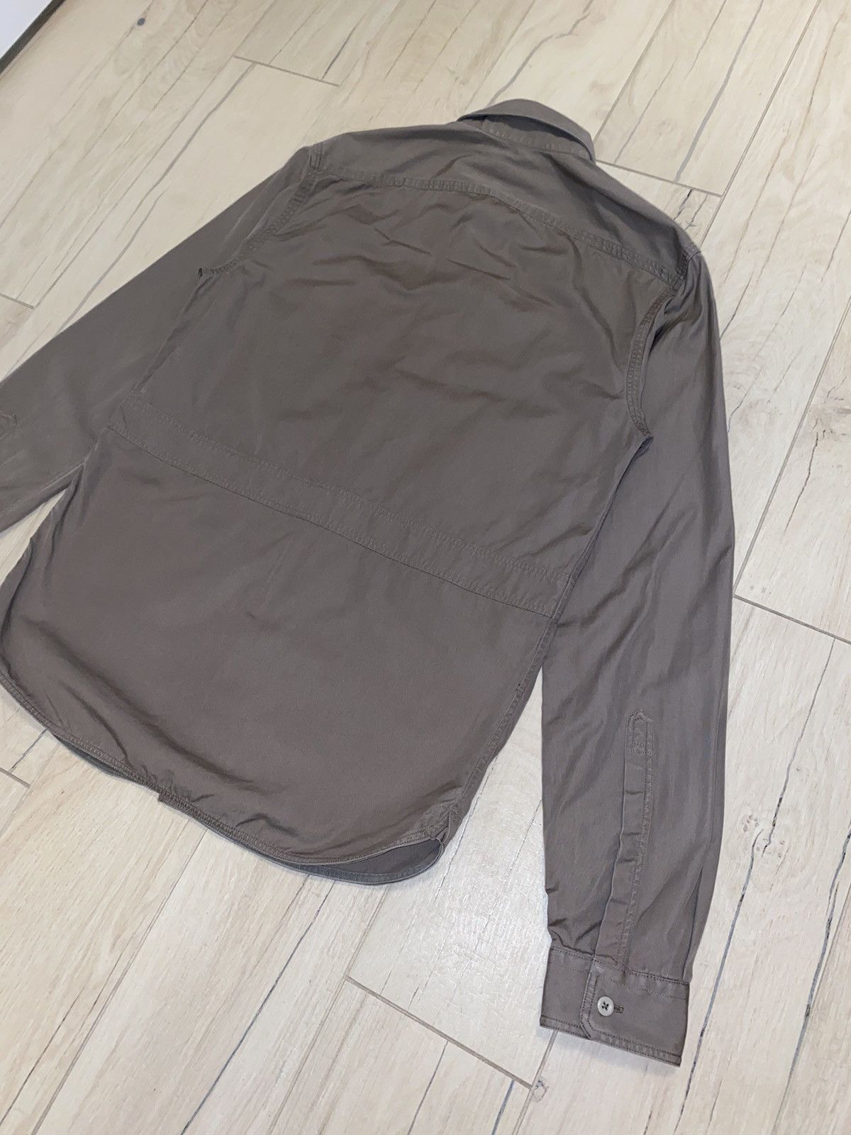 Burberry Prorsum Burberry Prorsum Brown Technical Button Up Shirt Size US M / EU 48-50 / 2 - 8 Thumbnail
