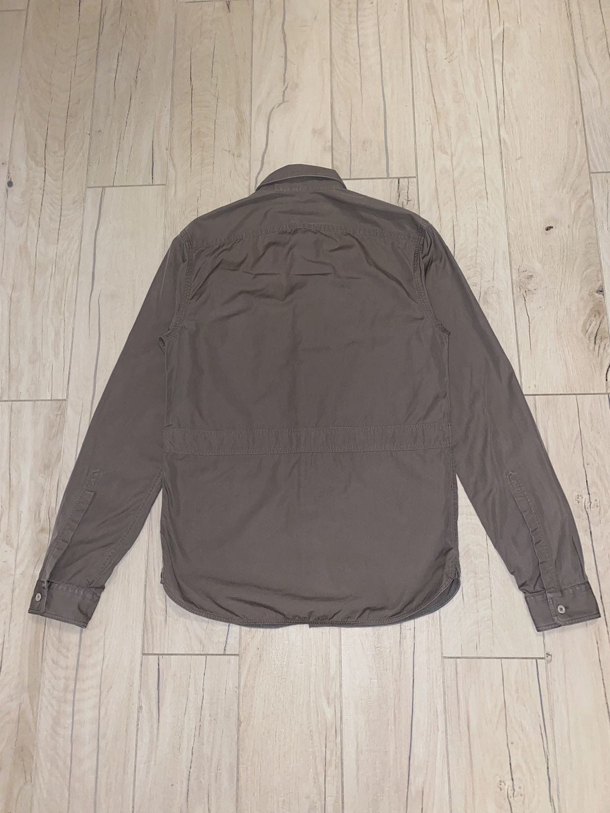 Burberry Prorsum Burberry Prorsum Brown Technical Button Up Shirt Size US M / EU 48-50 / 2 - 7 Thumbnail