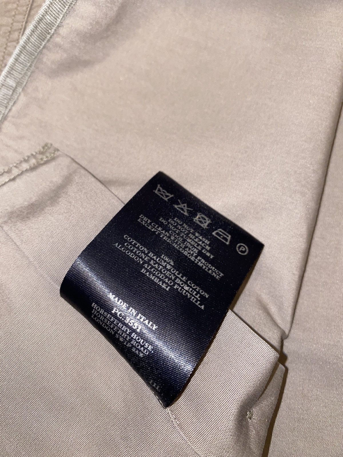 Burberry Prorsum Burberry Prorsum Brown Technical Button Up Shirt Size US M / EU 48-50 / 2 - 14 Thumbnail
