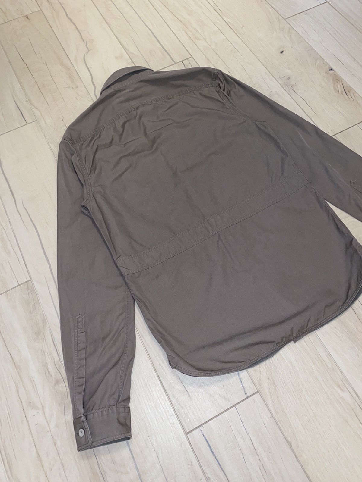 Burberry Prorsum Burberry Prorsum Brown Technical Button Up Shirt Size US M / EU 48-50 / 2 - 9 Thumbnail