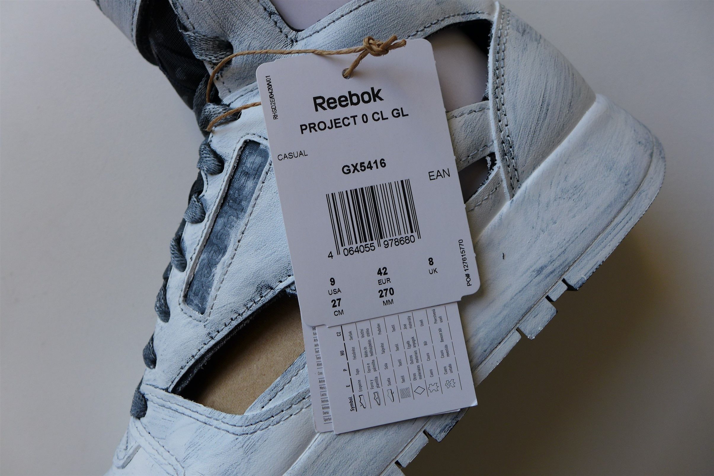 Maison Margiela × Reebok Margiela x Reebok Gladiator Sneakers - Hand Painted Leather Size US 9 / EU 42 - 16 Thumbnail