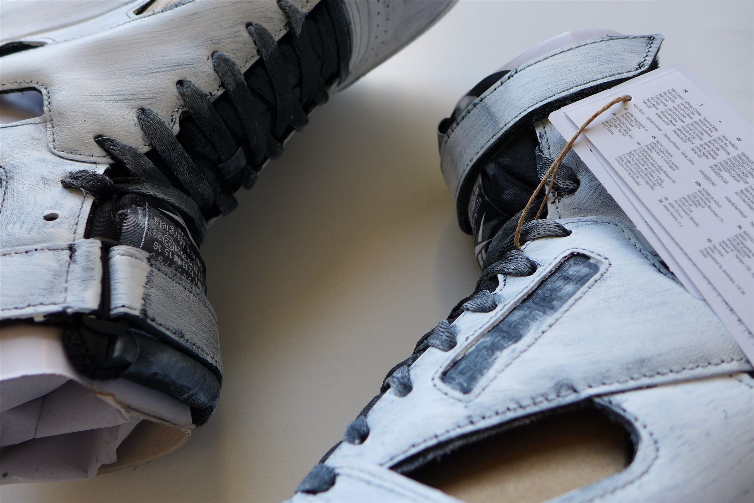 Maison Margiela × Reebok Margiela x Reebok Gladiator Sneakers - Hand Painted Leather Size US 10 / EU 43 - 9 Thumbnail