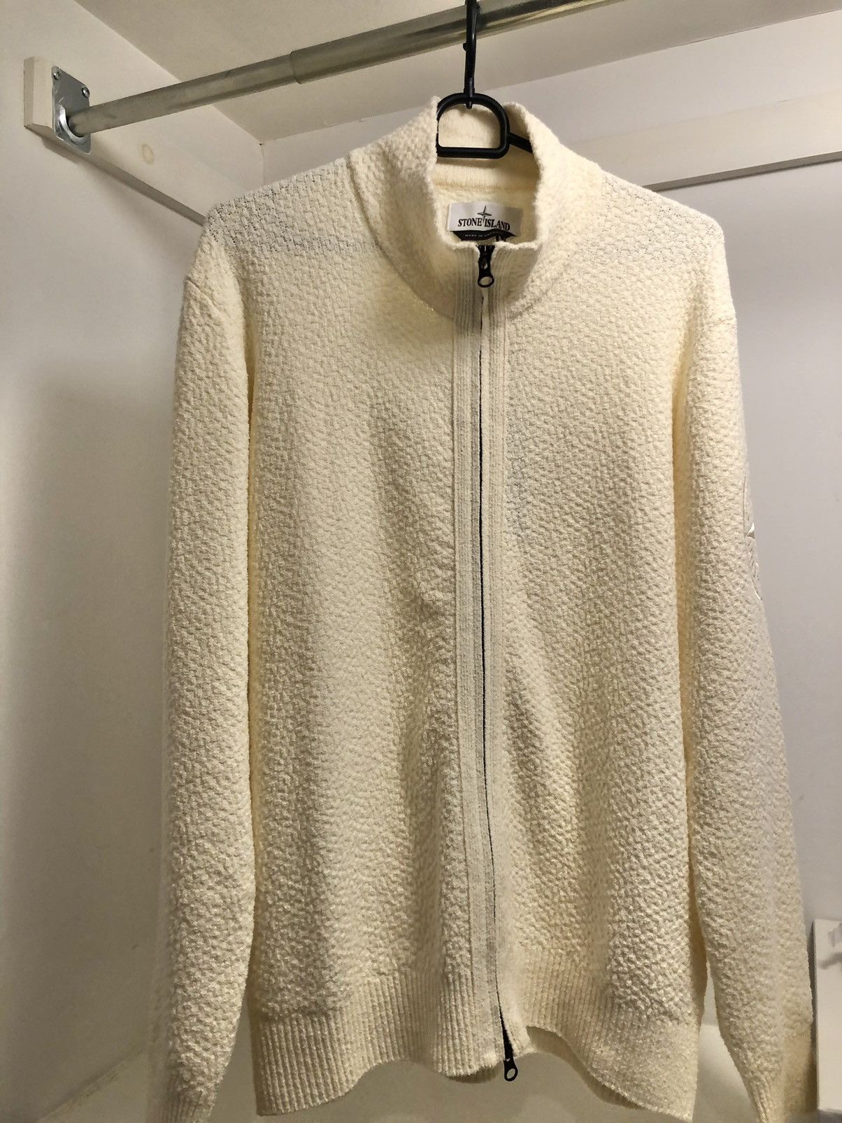 Stone Island Stone Island Zip Up Knit Sweater Embroidered Size US M / EU 48-50 / 2 - 1 Thumbnail