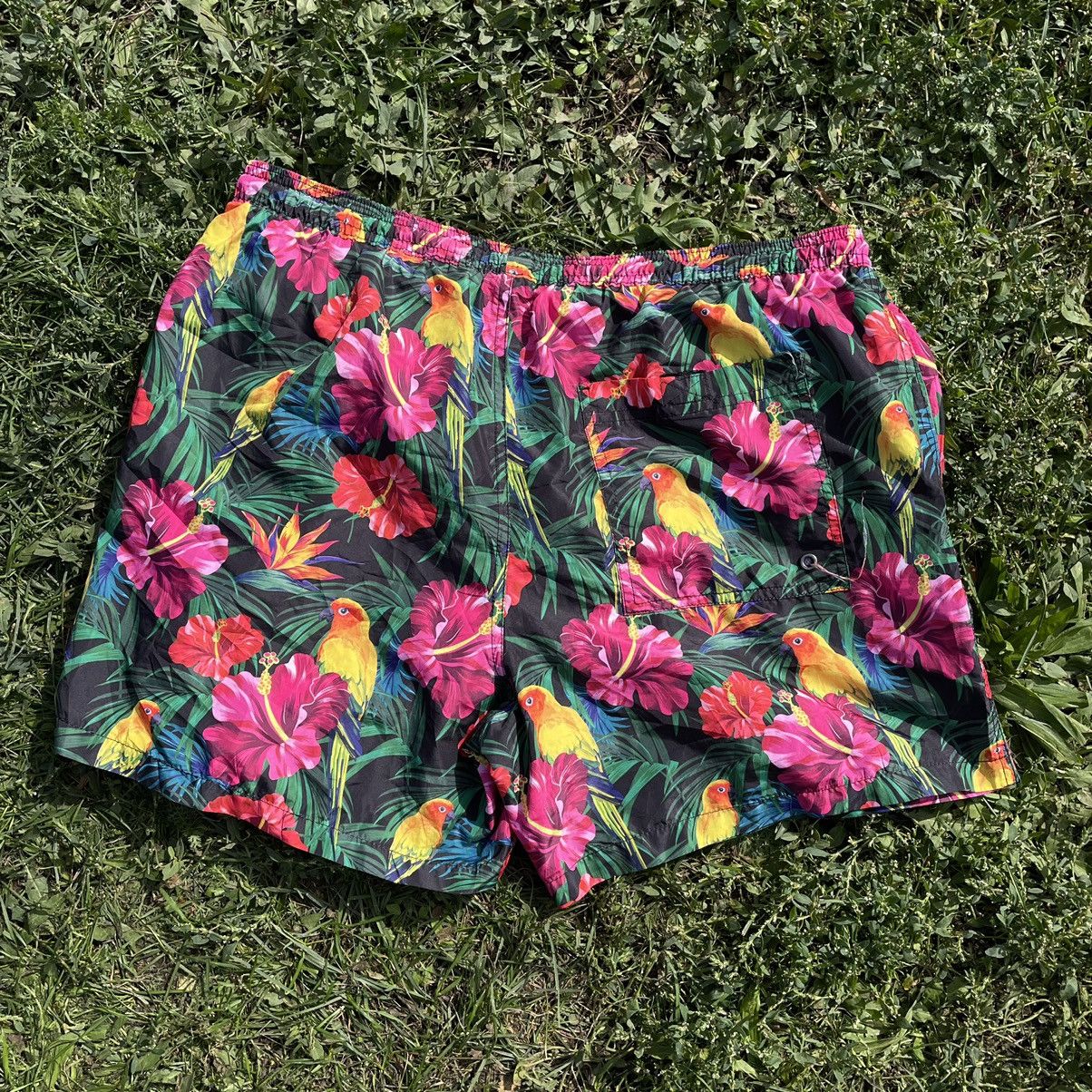 Vintage Vintage 90s Floral All Over Print Shorts Rave Y2K Slim 32 Size US 32 / EU 48 - 5 Thumbnail