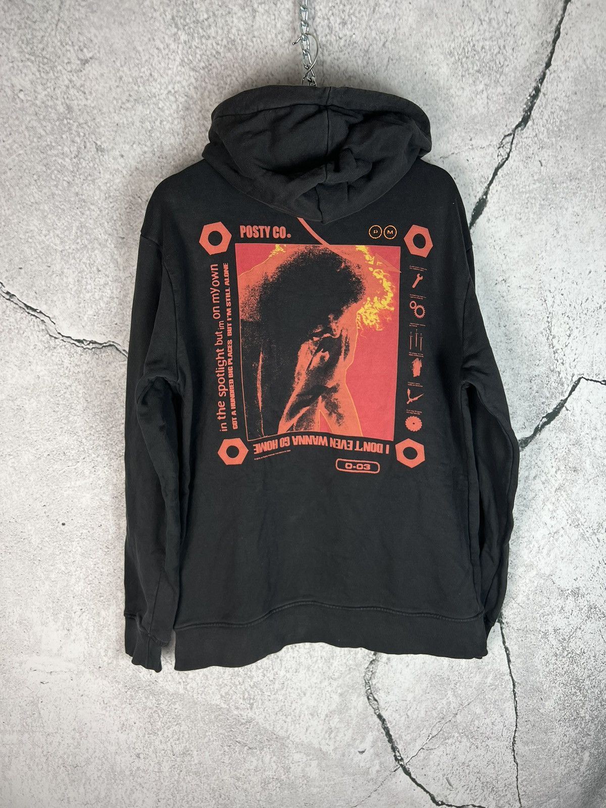 Rap Tees × Vintage Post Co Post Malone 2019 Tour Hoodie Size US M / EU 48-50 / 2 - 1 Thumbnail