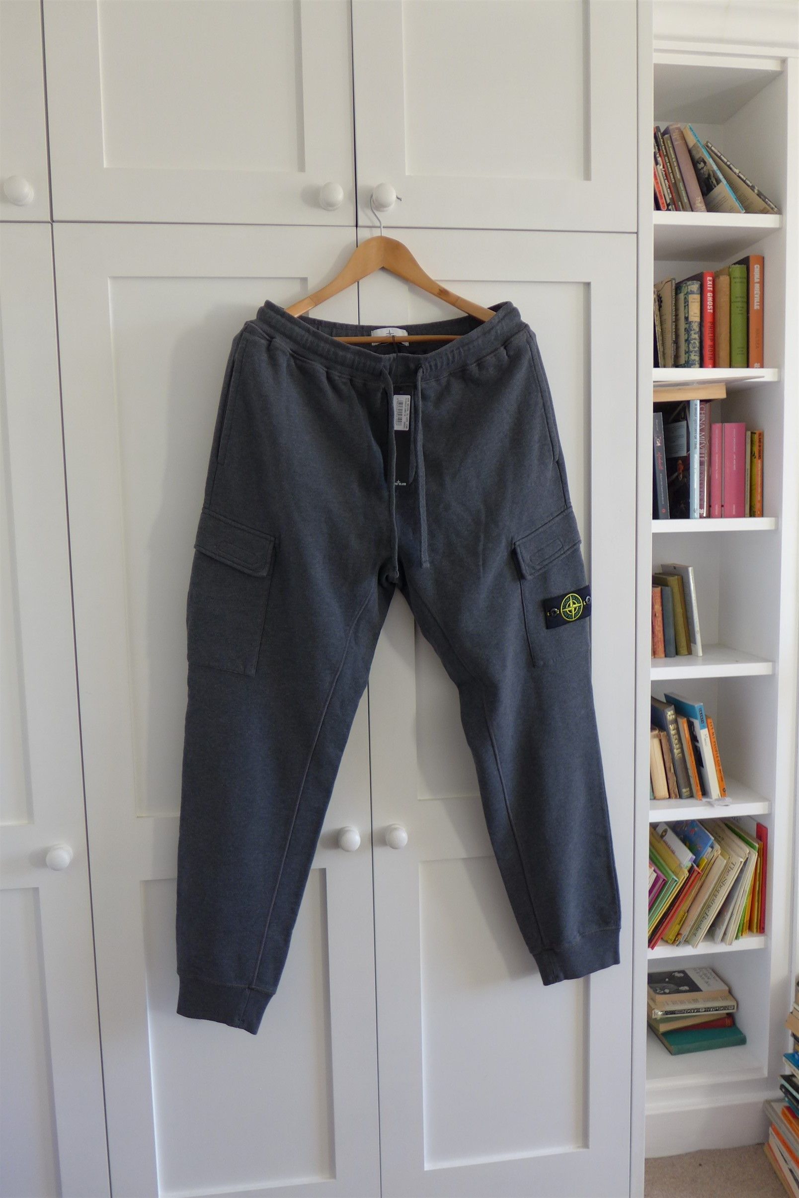 Stone Island Stone Island Cargo Sweatpants - Grey Loopback Cotton Jersey Size US 36 / EU 52 - 4 Thumbnail