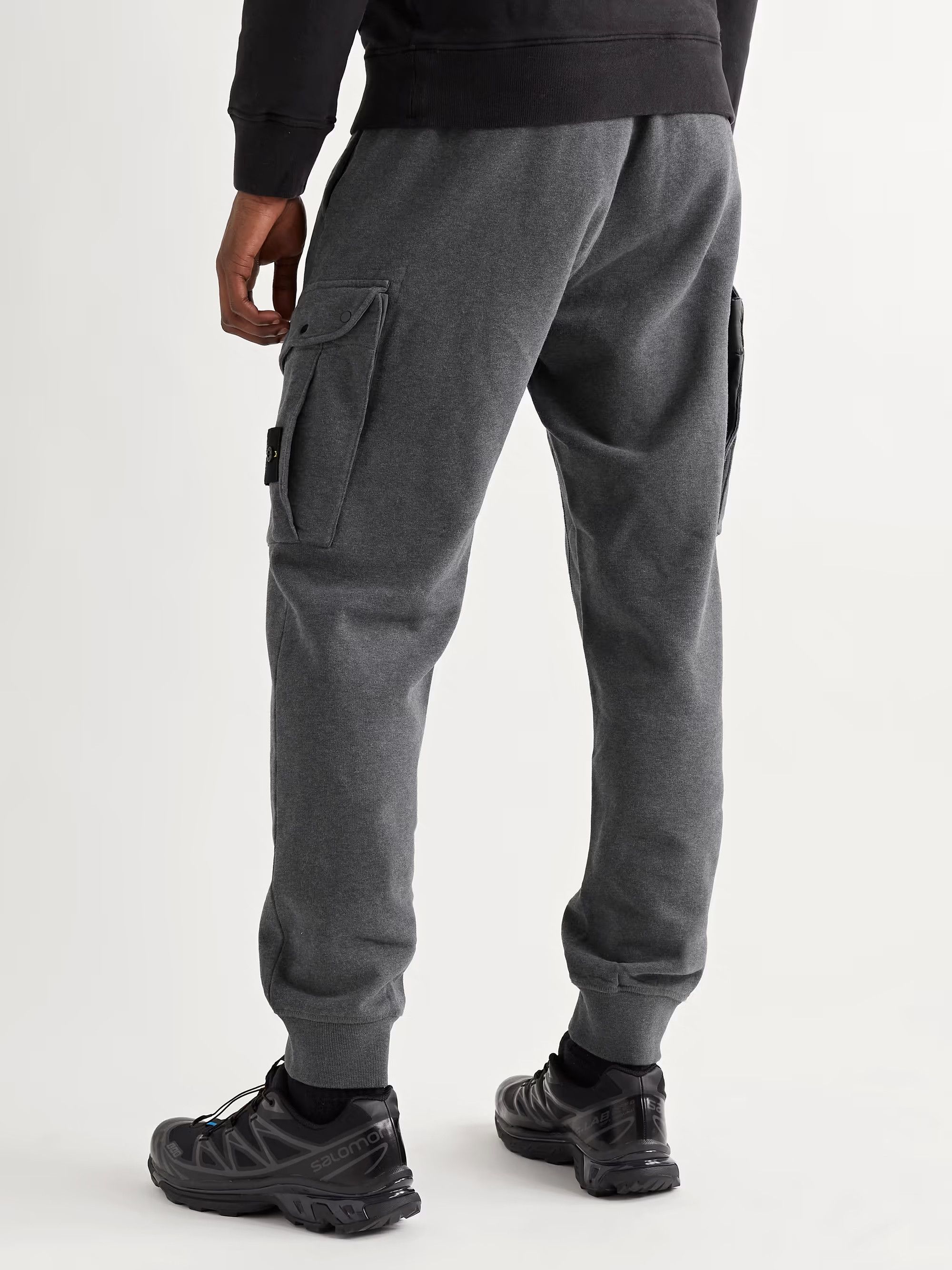 Stone Island Stone Island Cargo Sweatpants - Grey Loopback Cotton Jersey Size US 36 / EU 52 - 3 Thumbnail