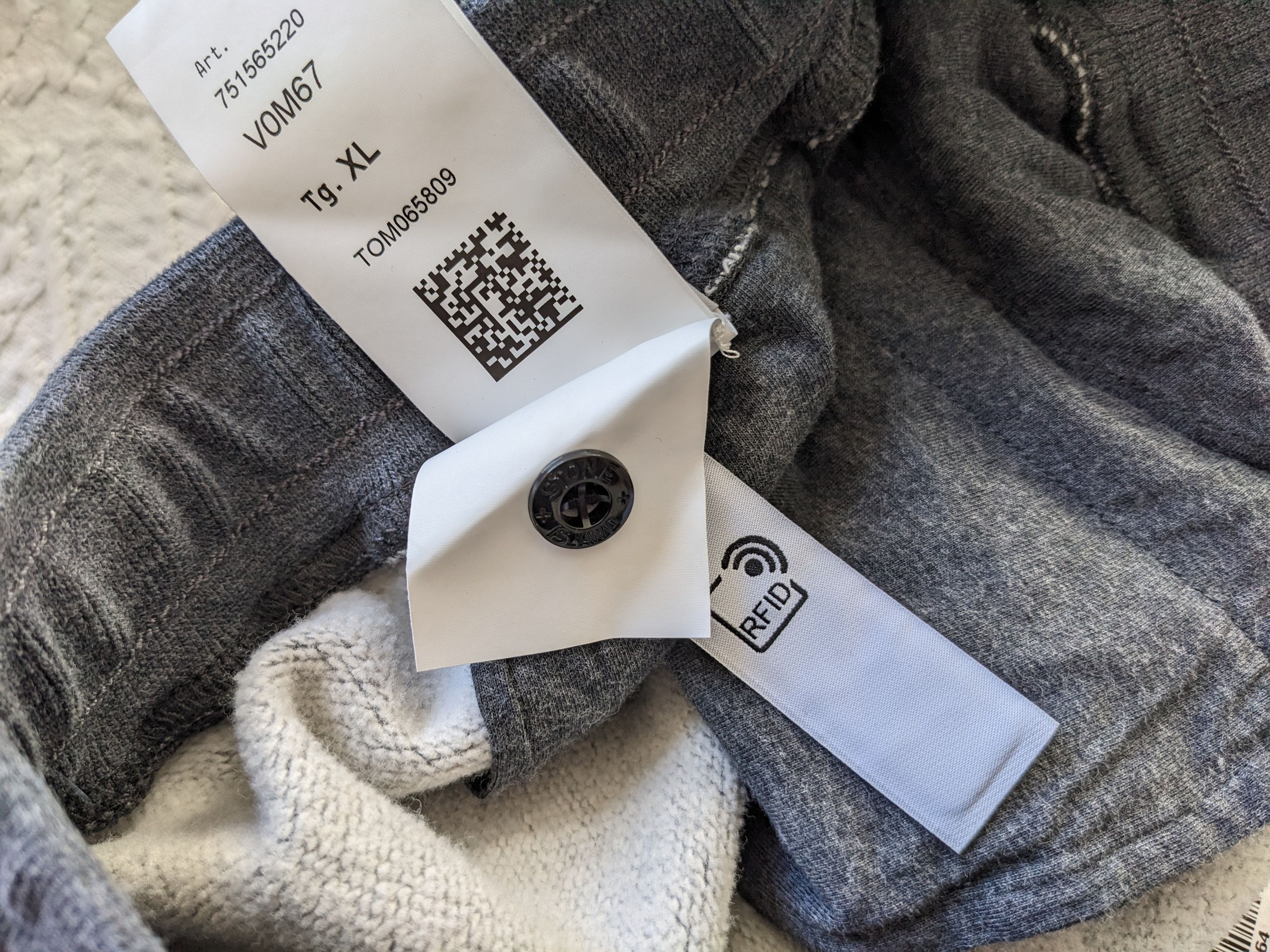 Stone Island Stone Island Cargo Sweatpants - Grey Loopback Cotton Jersey Size US 36 / EU 52 - 11 Thumbnail