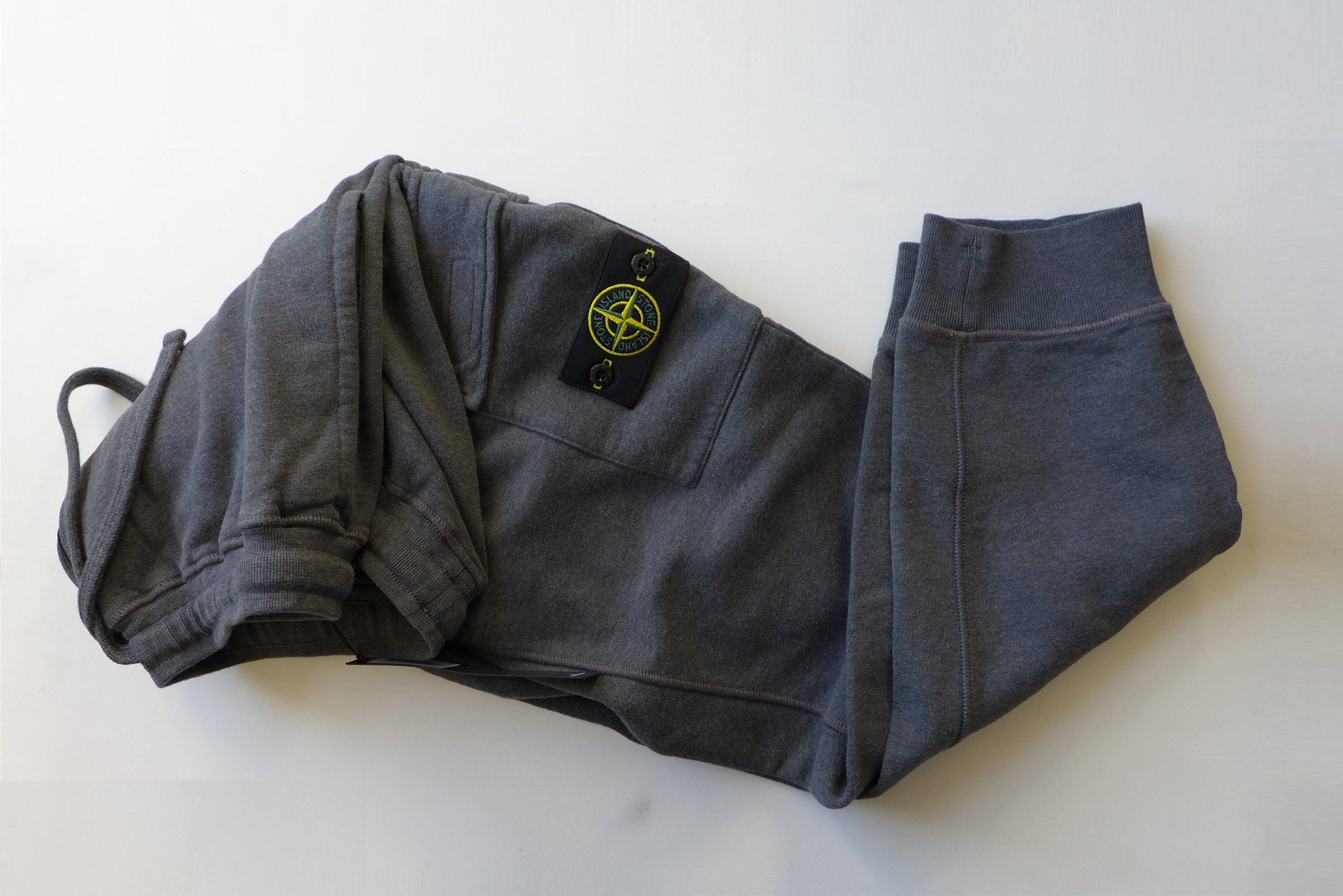 Stone Island Stone Island Cargo Sweatpants - Grey Loopback Cotton Jersey Size US 36 / EU 52 - 6 Thumbnail