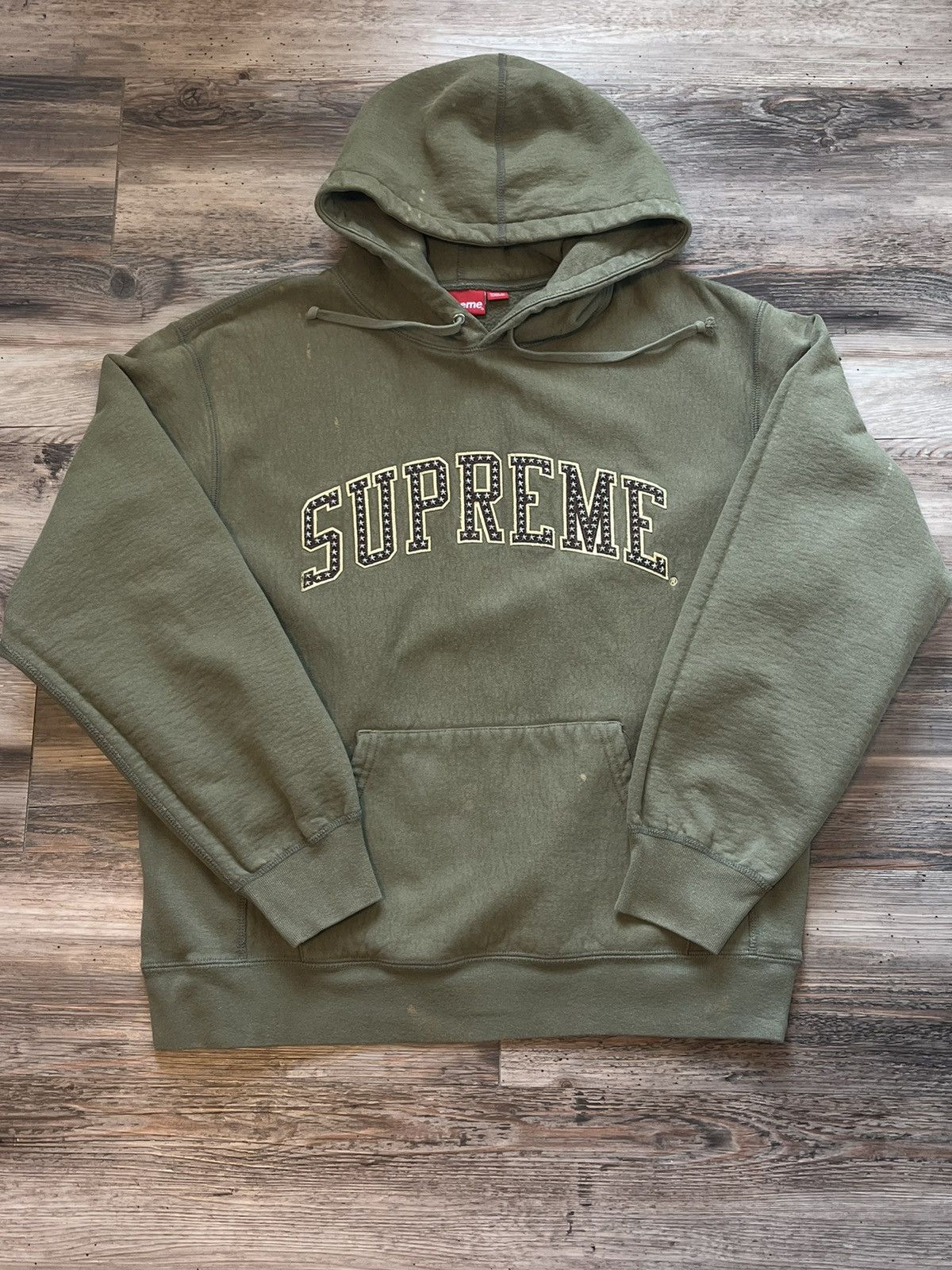 Supreme Supreme Stars Arc Hooded Sweatshirt | Grailed