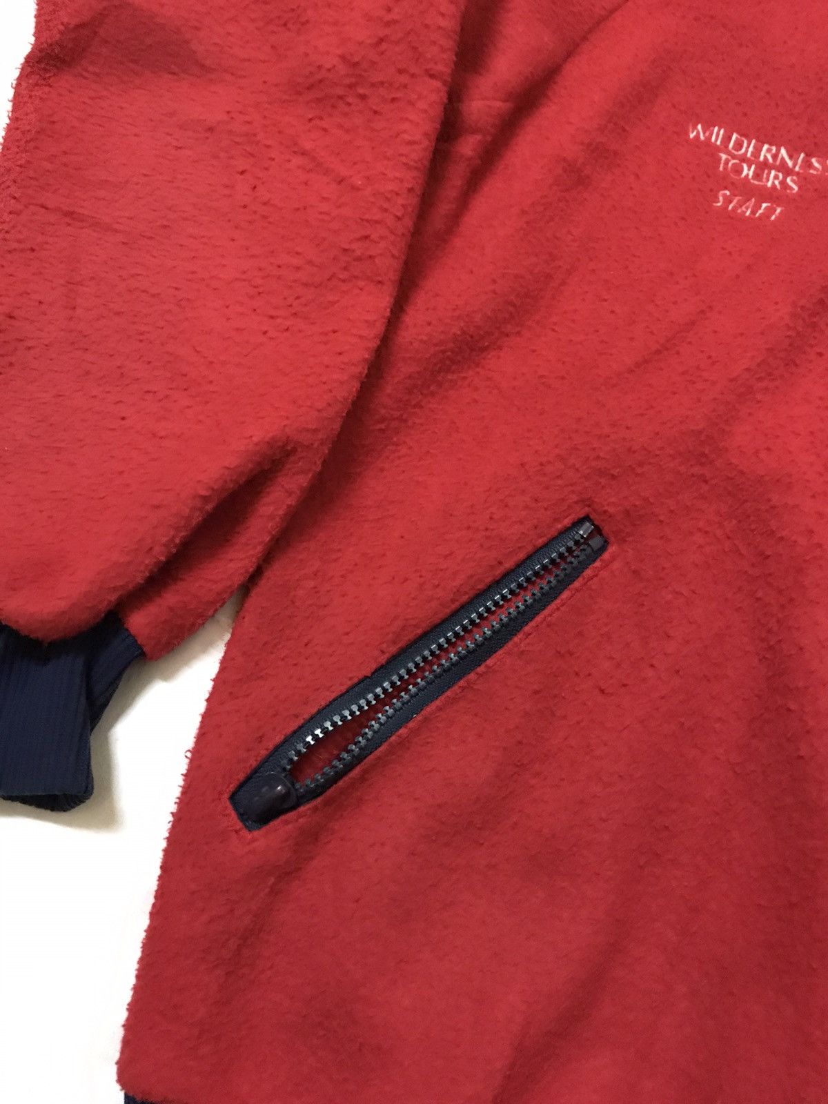 Patagonia Vintage Patagonia Wilderness Tours Staff Half-Zip Fleece Size US L / EU 52-54 / 3 - 7 Thumbnail