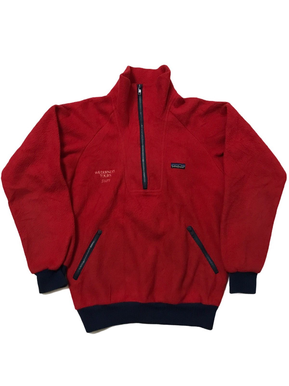 Patagonia Vintage Patagonia Wilderness Tours Staff Half-Zip Fleece Size US L / EU 52-54 / 3 - 2 Thumbnail
