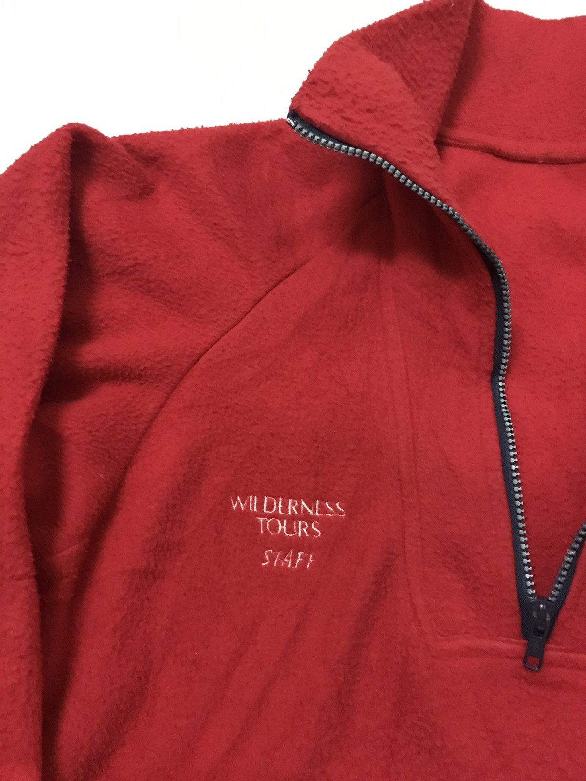 Patagonia Vintage Patagonia Wilderness Tours Staff Half-Zip Fleece Size US L / EU 52-54 / 3 - 4 Thumbnail