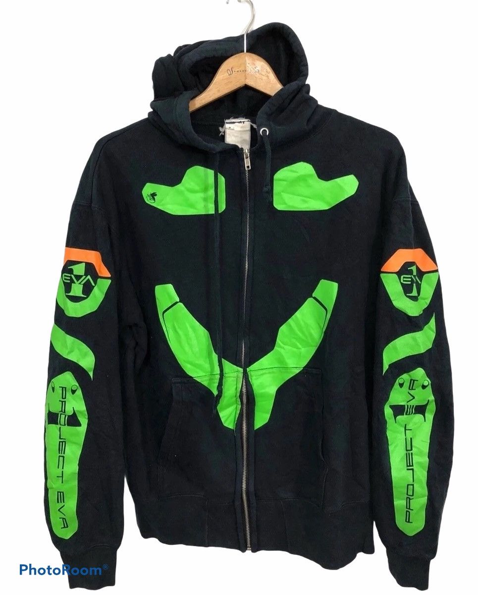 Japanese Brand Project Eva 1 Nerve Japanese Manga Anime Hoodie Size US L / EU 52-54 / 3 - 1 Thumbnail