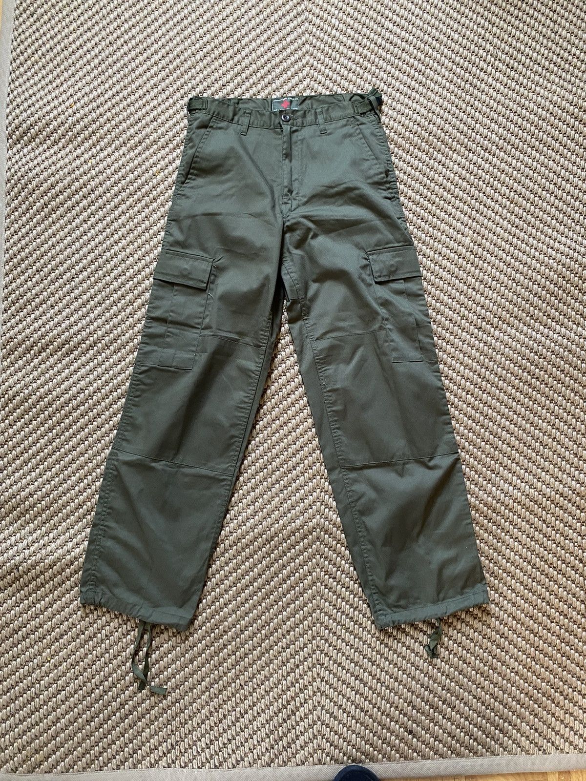 Vintage canadian bdu military cargo pants olive green | Grailed