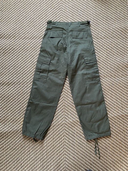 Vintage canadian bdu military cargo pants olive green Grailed