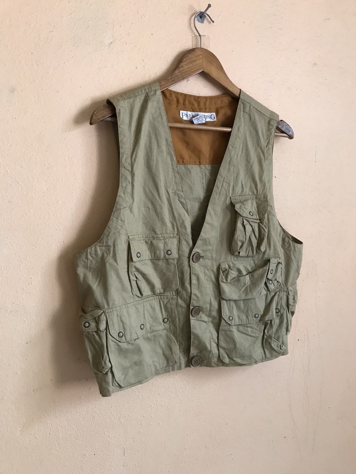 Japanese Brand PARACHUTING TACTICAL VEST JACKET Size US M / EU 48-50 / 2 - 3 Thumbnail