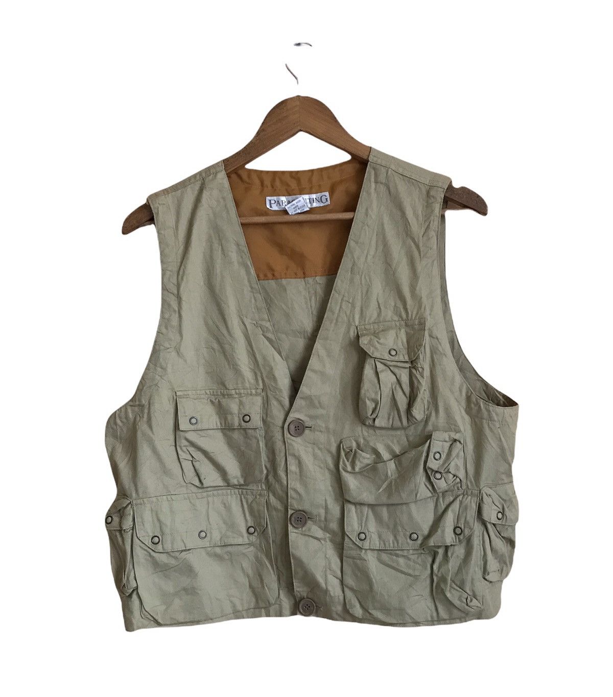 Japanese Brand PARACHUTING TACTICAL VEST JACKET Size US M / EU 48-50 / 2 - 1 Thumbnail