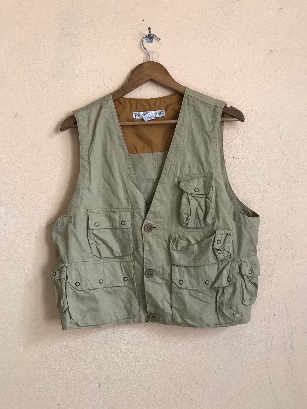 Japanese Brand PARACHUTING TACTICAL VEST JACKET Size US M / EU 48-50 / 2 - 2 Thumbnail