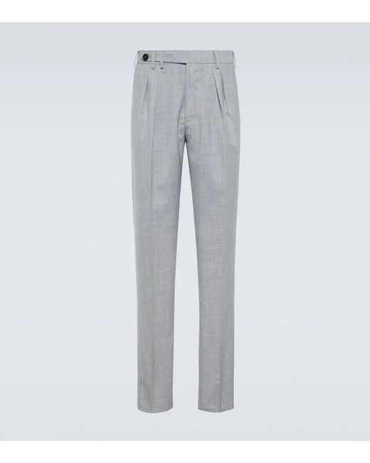 image of Brunello Cucinelli Trousers In Gray in Grey, Men's (Size 32)