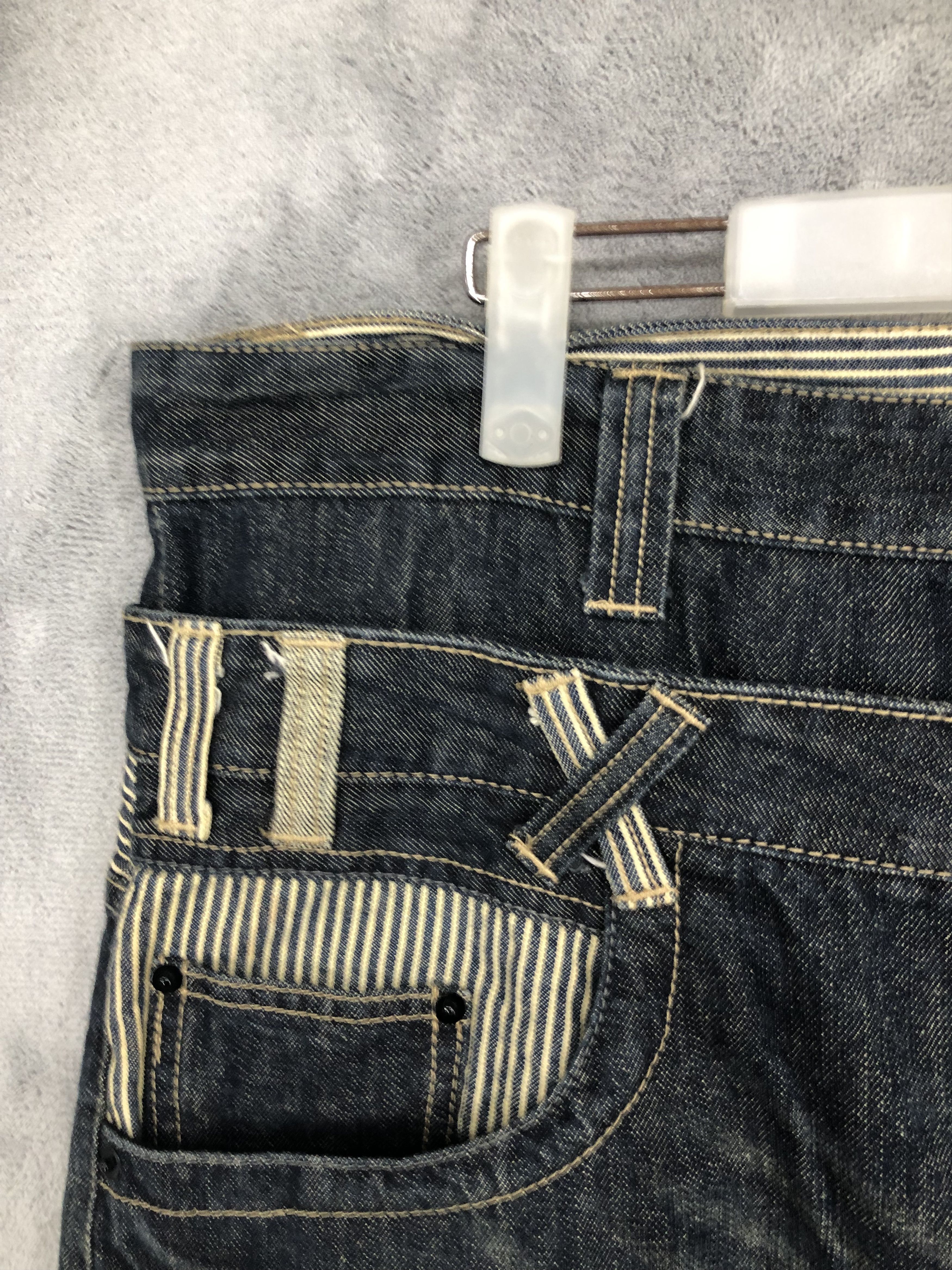 Japanese Brand Dominate Handcrafted Double Waist Denim Jeans Size US 40 / EU 56 - 4 Thumbnail