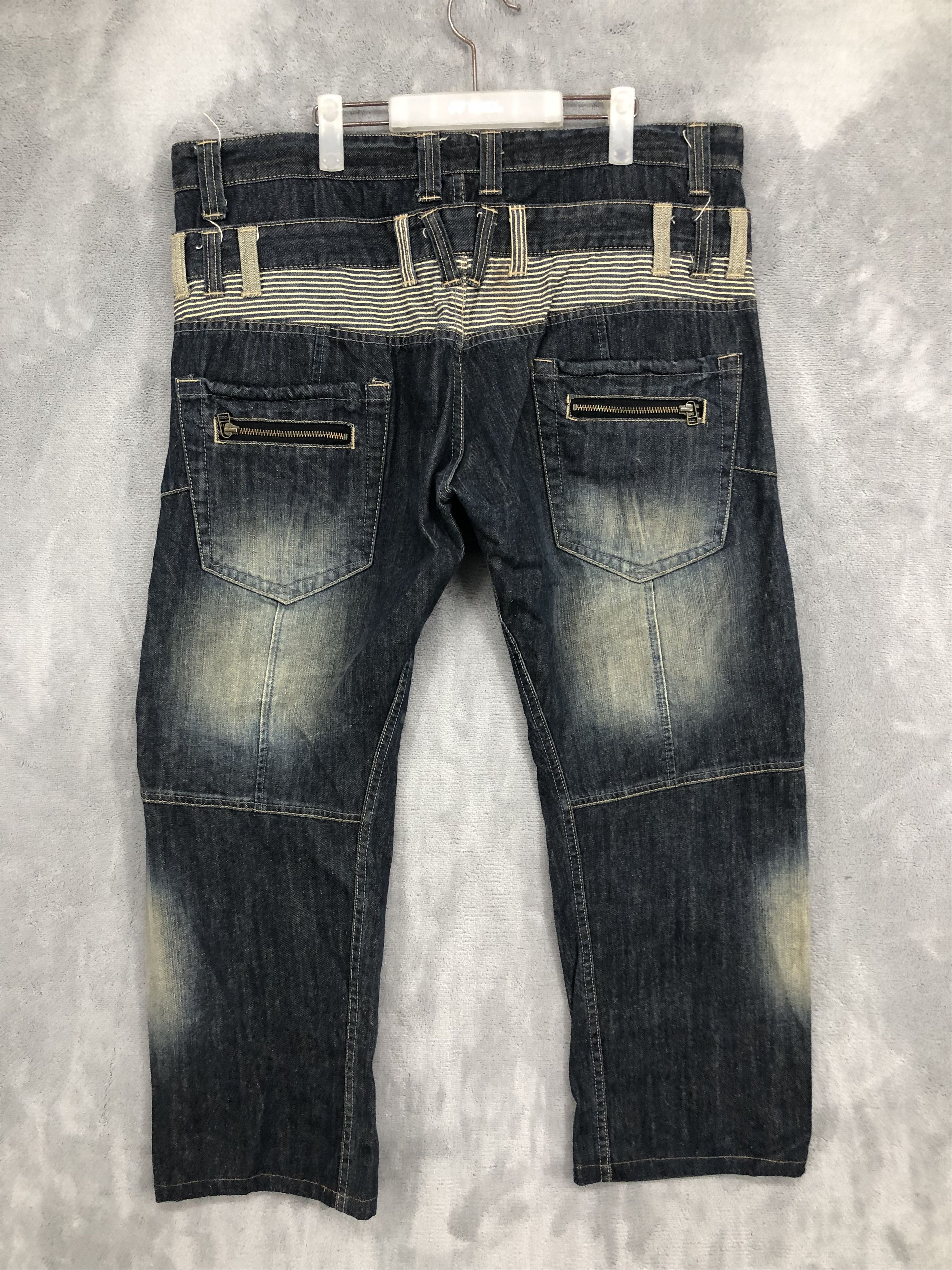 Japanese Brand Dominate Handcrafted Double Waist Denim Jeans Size US 40 / EU 56 - 2 Thumbnail