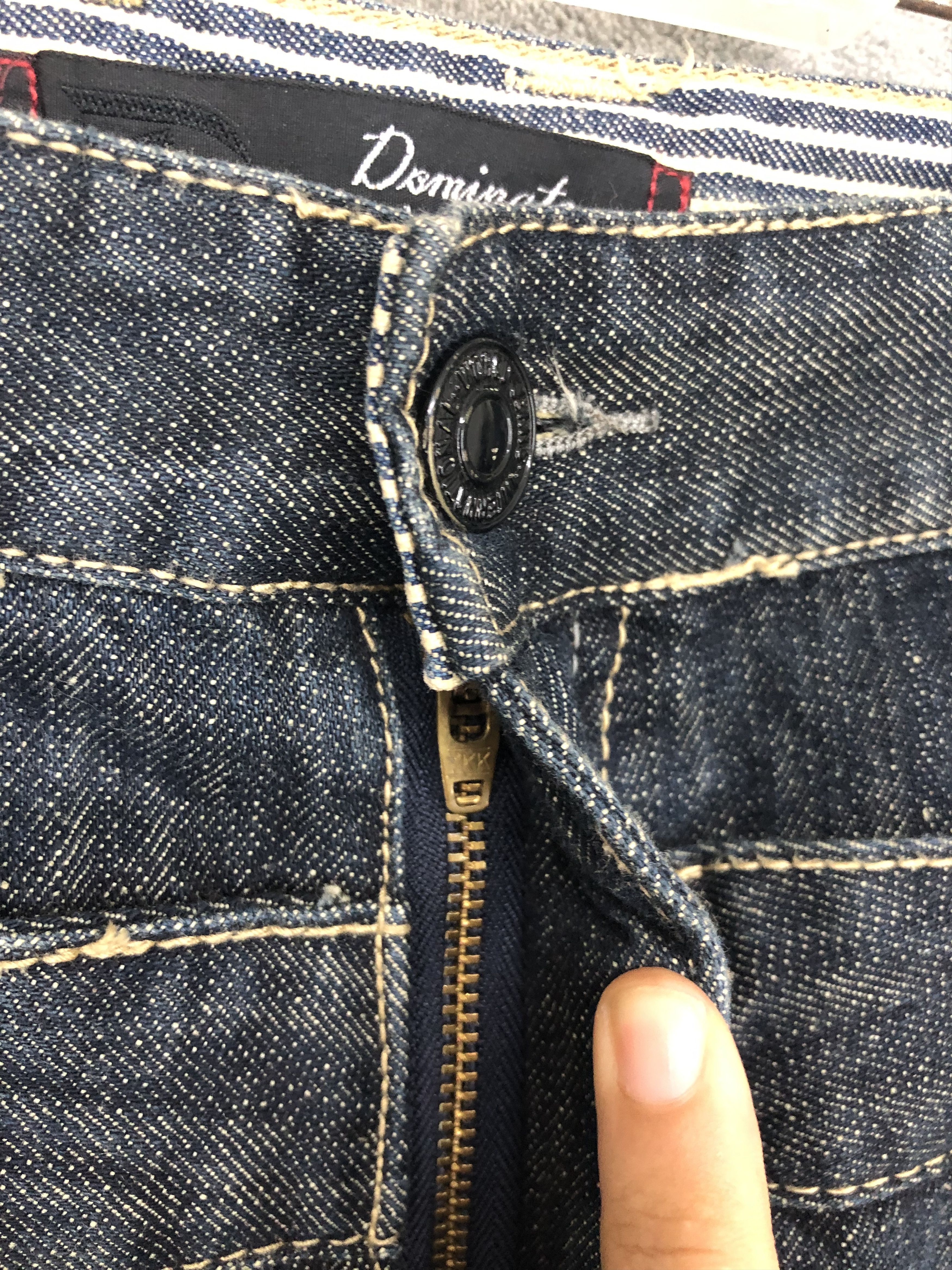 Japanese Brand Dominate Handcrafted Double Waist Denim Jeans Size US 40 / EU 56 - 5 Thumbnail