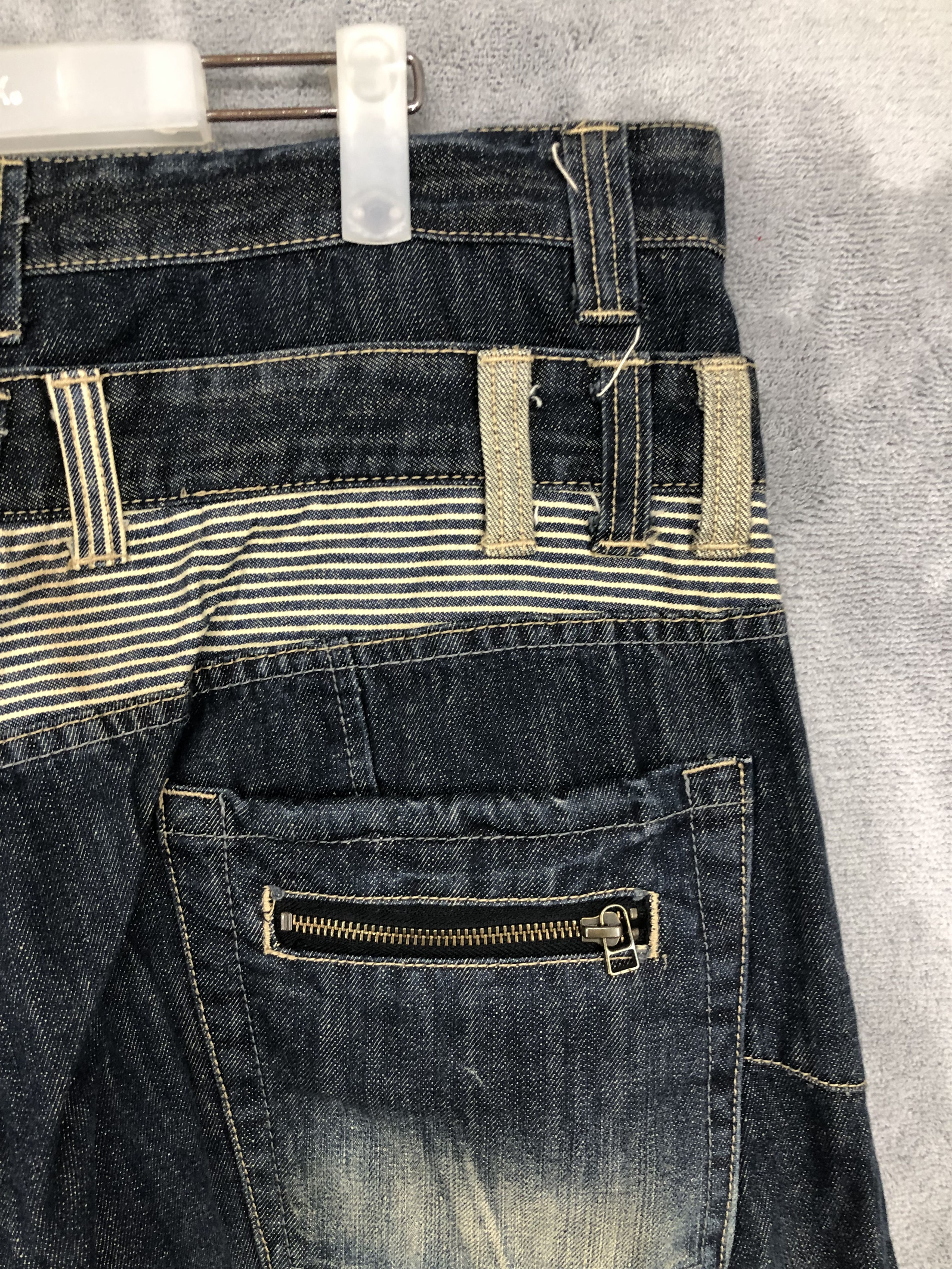Japanese Brand Dominate Handcrafted Double Waist Denim Jeans Size US 40 / EU 56 - 9 Thumbnail