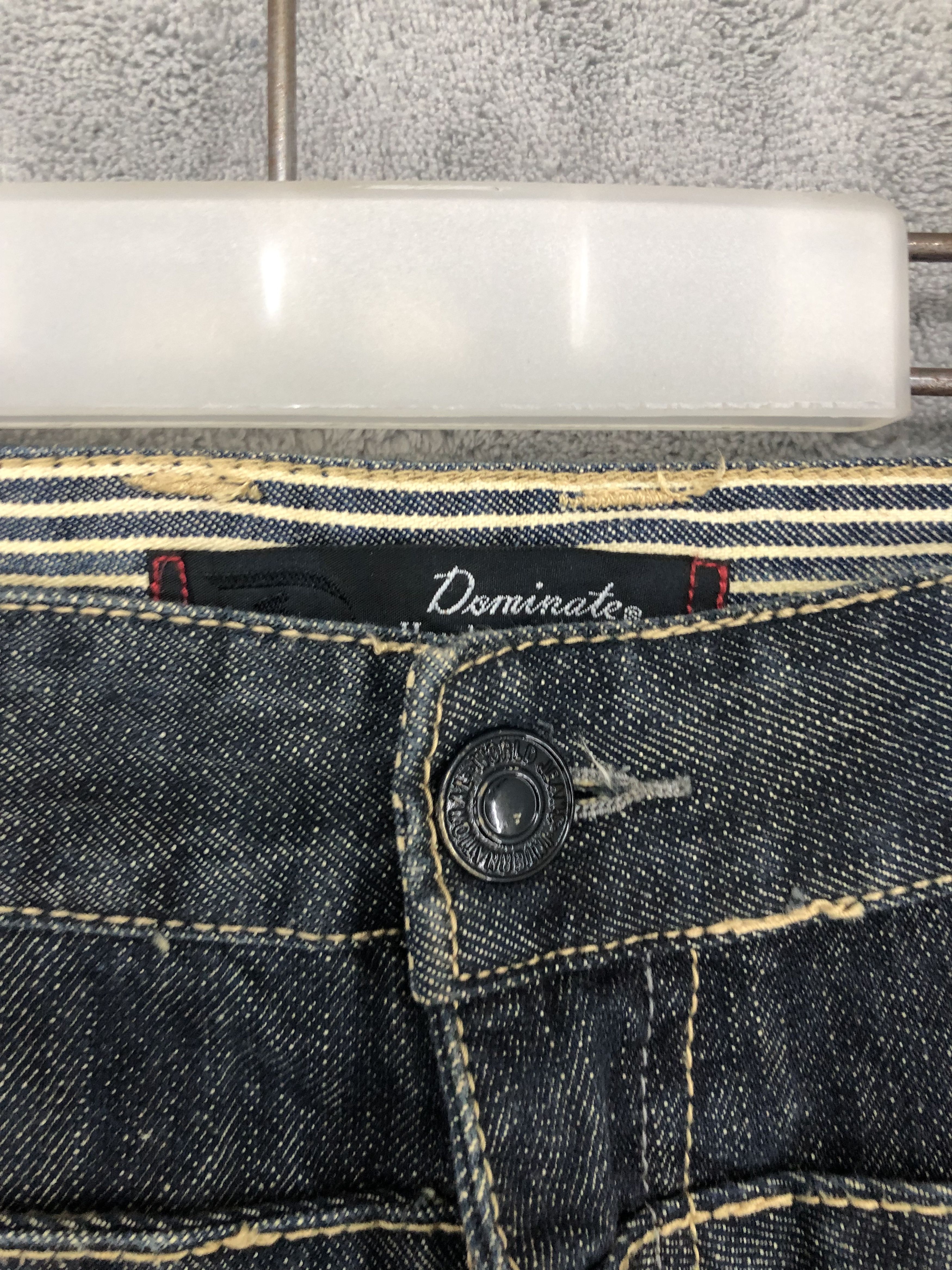 Japanese Brand Dominate Handcrafted Double Waist Denim Jeans Size US 40 / EU 56 - 6 Thumbnail
